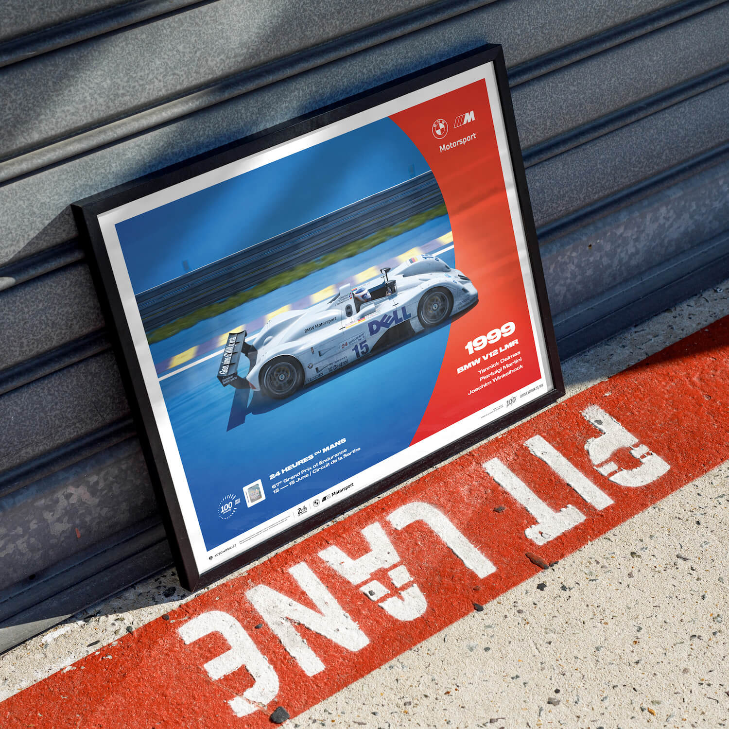 BMW V12 LMR | 1999 100th Anniversary | 24h Le Mans Poster