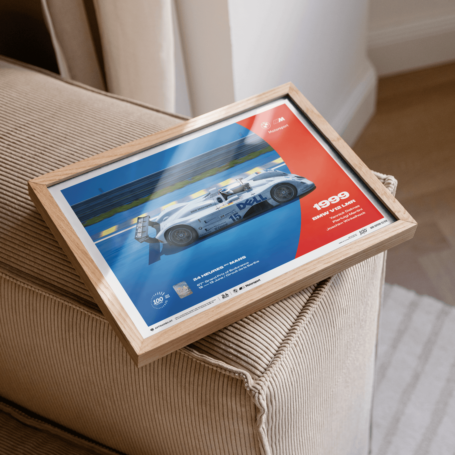 BMW V12 LMR | 1999 100th Anniversary | 24h Le Mans Poster