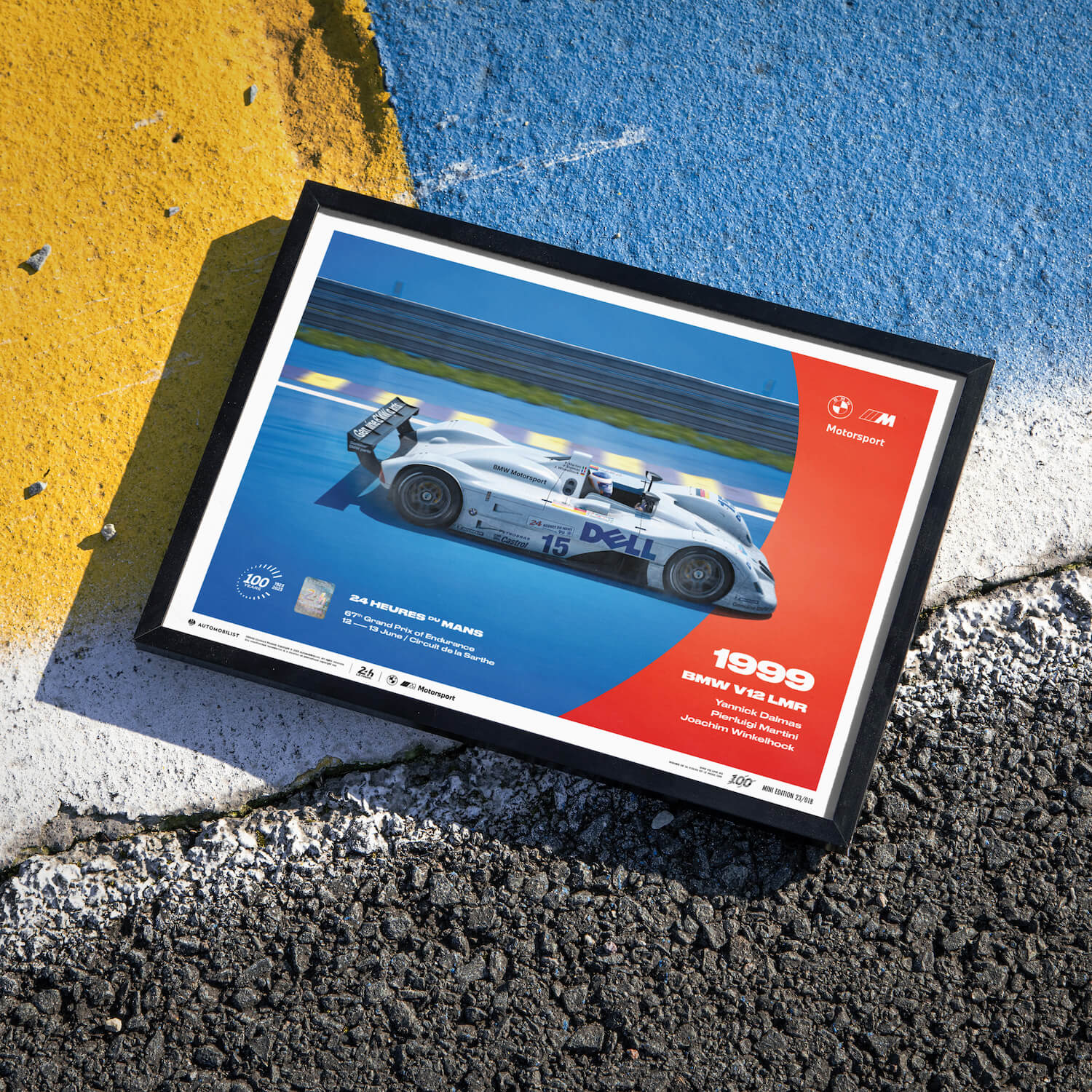 BMW V12 LMR | 1999 100th Anniversary | 24h Le Mans Poster