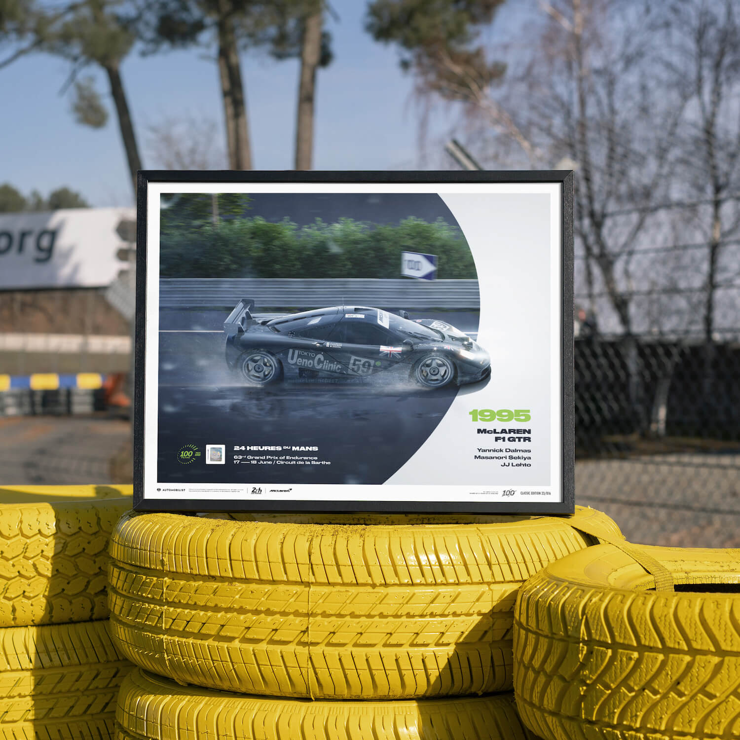 McLaren F1 GTR | 1995 100th Anniversary | 24h Le Mans Poster
