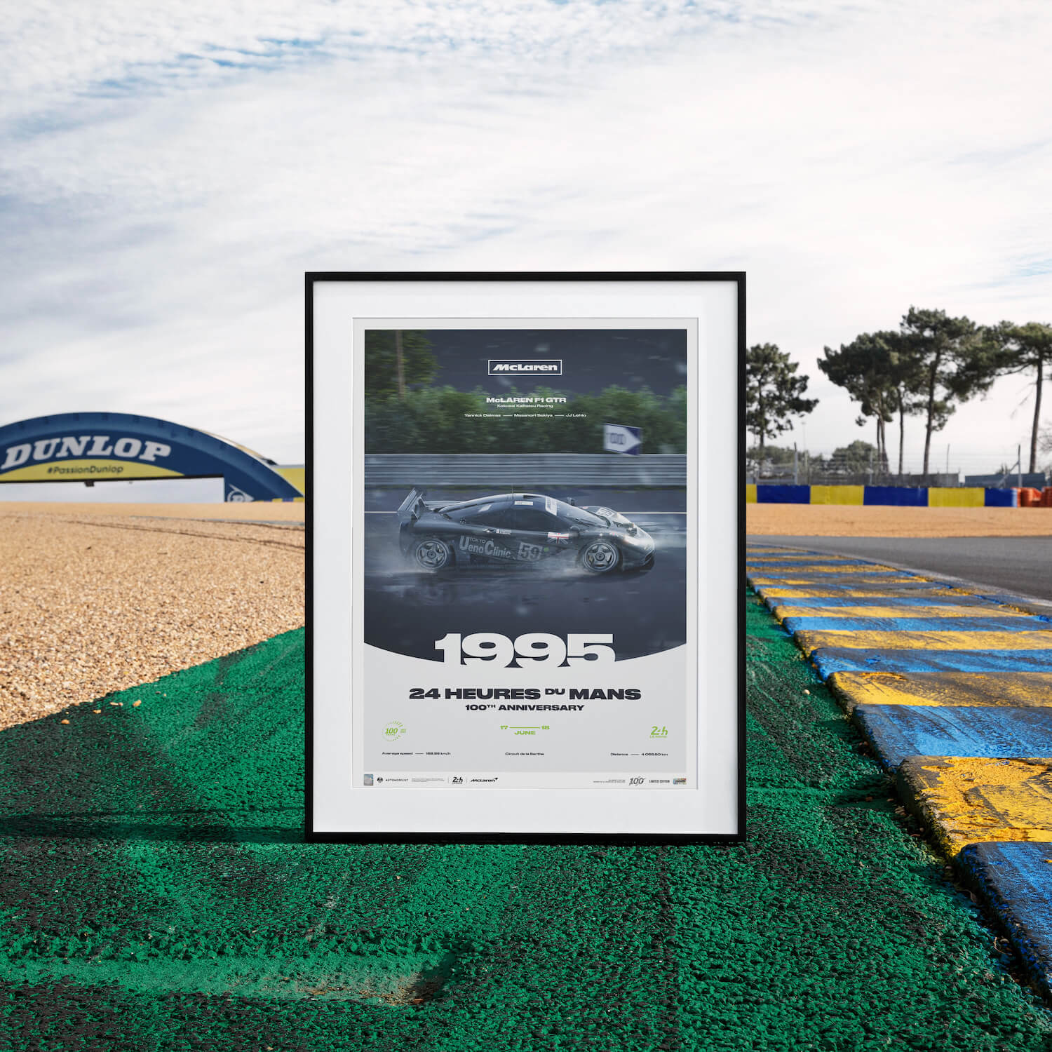 McLaren F1 GTR | 1995 100th Anniversary | 24h Le Mans Poster