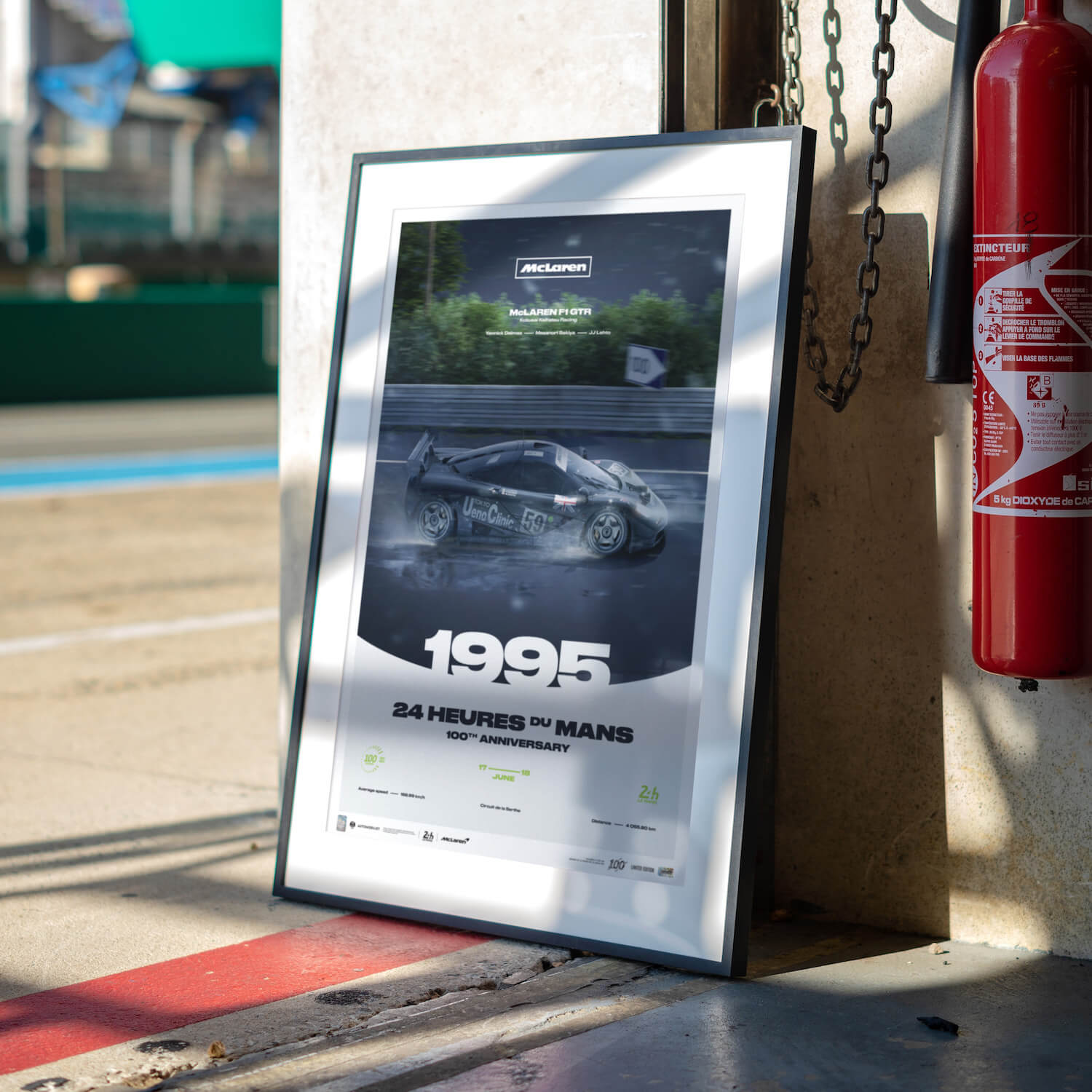 McLaren F1 GTR | 1995 100th Anniversary | 24h Le Mans Poster
