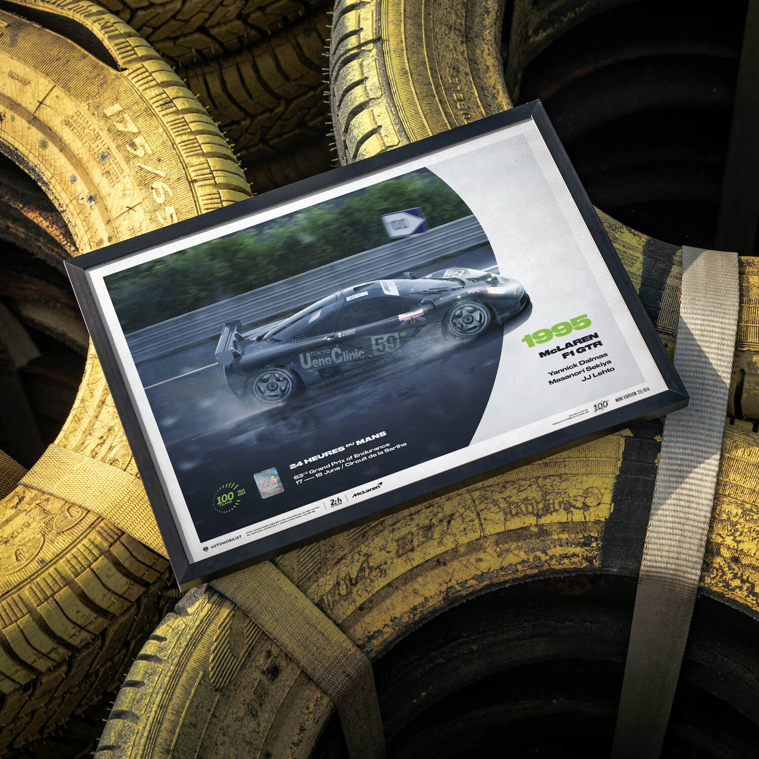 McLaren F1 GTR | 1995 100th Anniversary | 24h Le Mans Poster