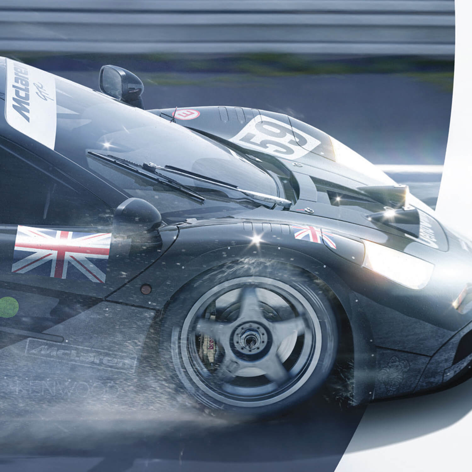 McLaren F1 GTR | 1995 100th Anniversary | 24h Le Mans Poster
