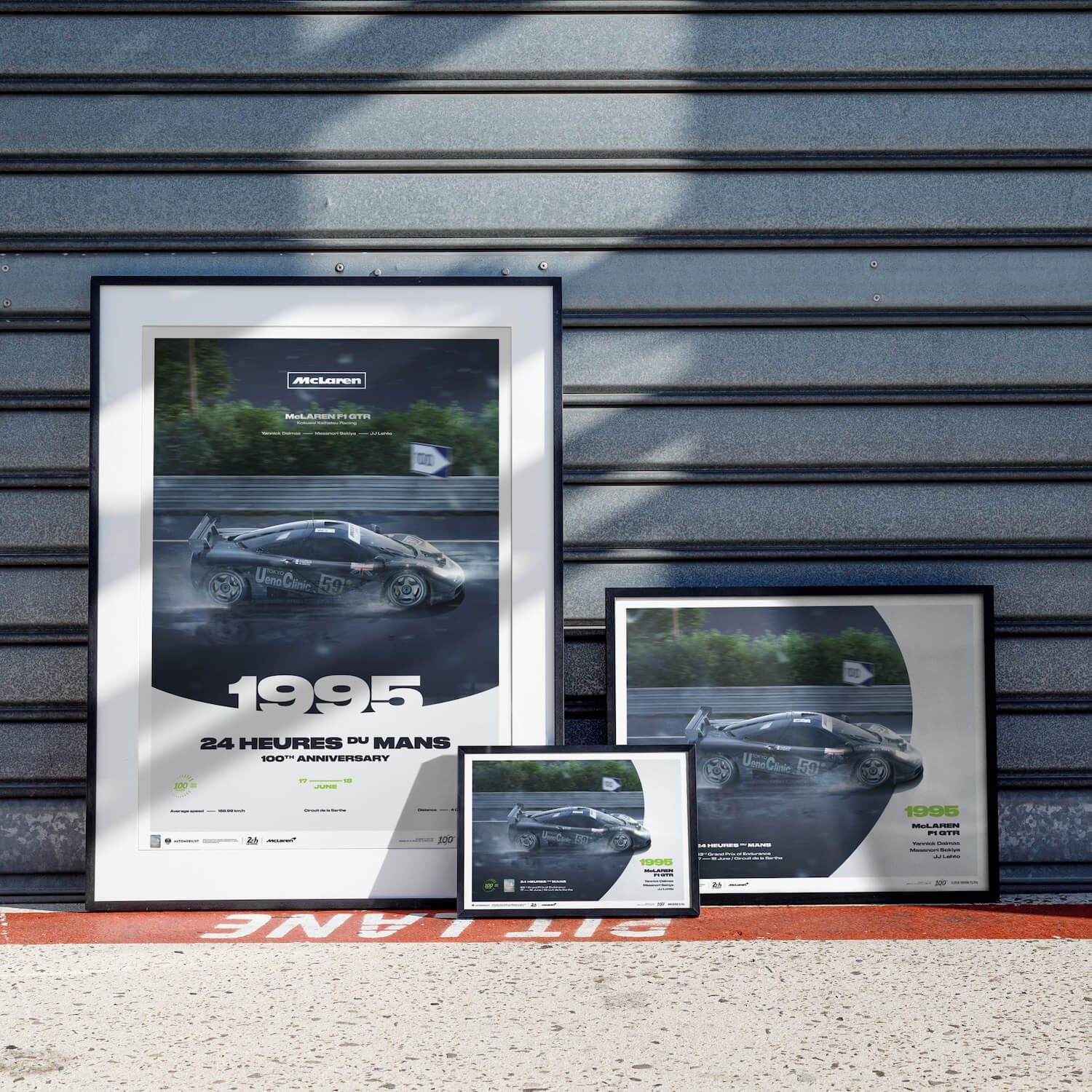 McLaren F1 GTR | 1995 100th Anniversary | 24h Le Mans Poster