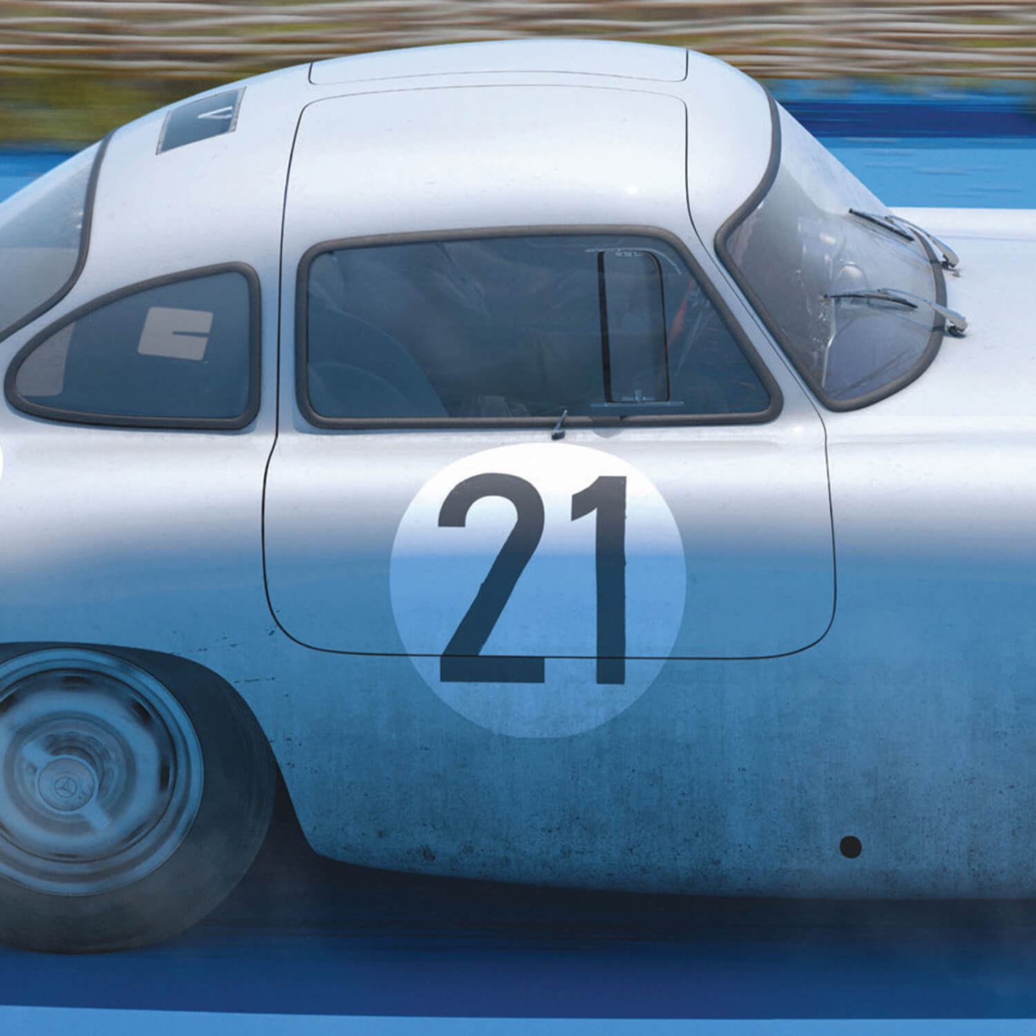 Mercedes-Benz 300 SL (W194) | 1952 100th Anniversary | 24h Le Mans Poster