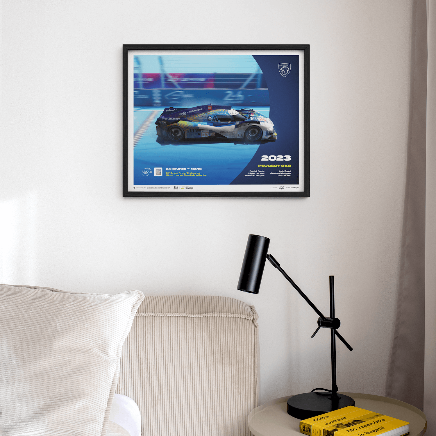 Peugeot 9X8 | 2023 100th Anniversary | 24h Le Mans Poster