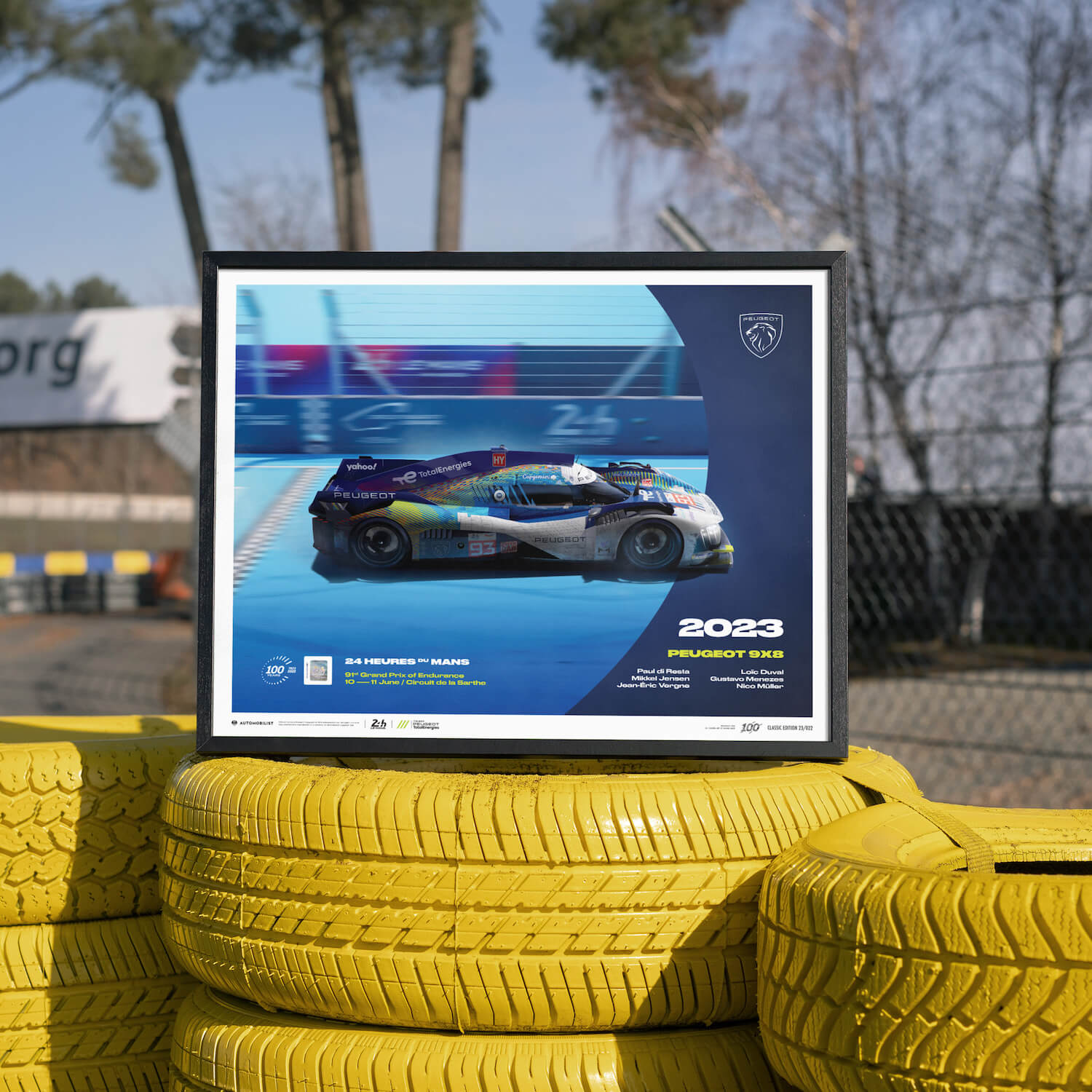 Peugeot 9X8 | 2023 100th Anniversary | 24h Le Mans Poster