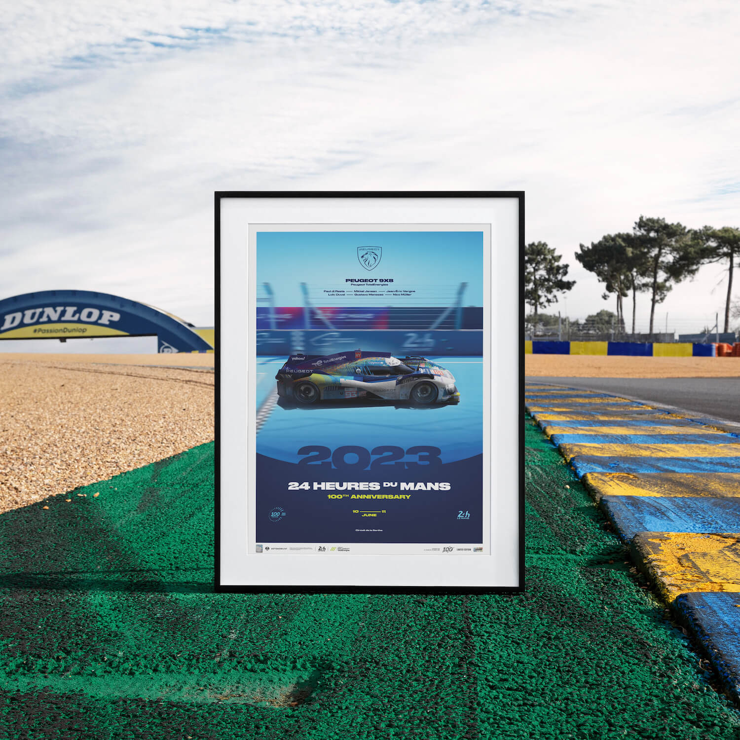 Peugeot 9X8 | 2023 100th Anniversary | 24h Le Mans Poster