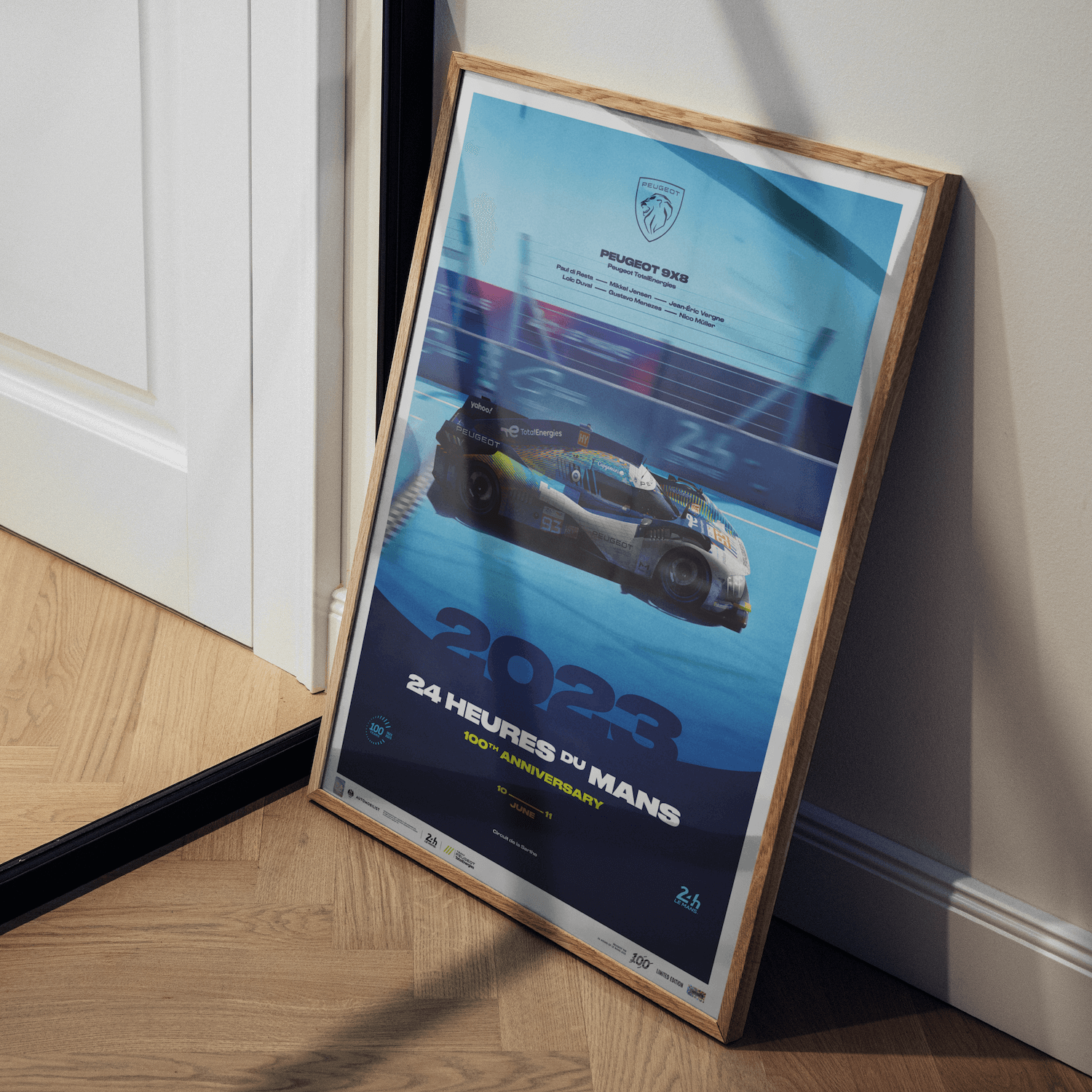 Peugeot 9X8 | 2023 100th Anniversary | 24h Le Mans Poster