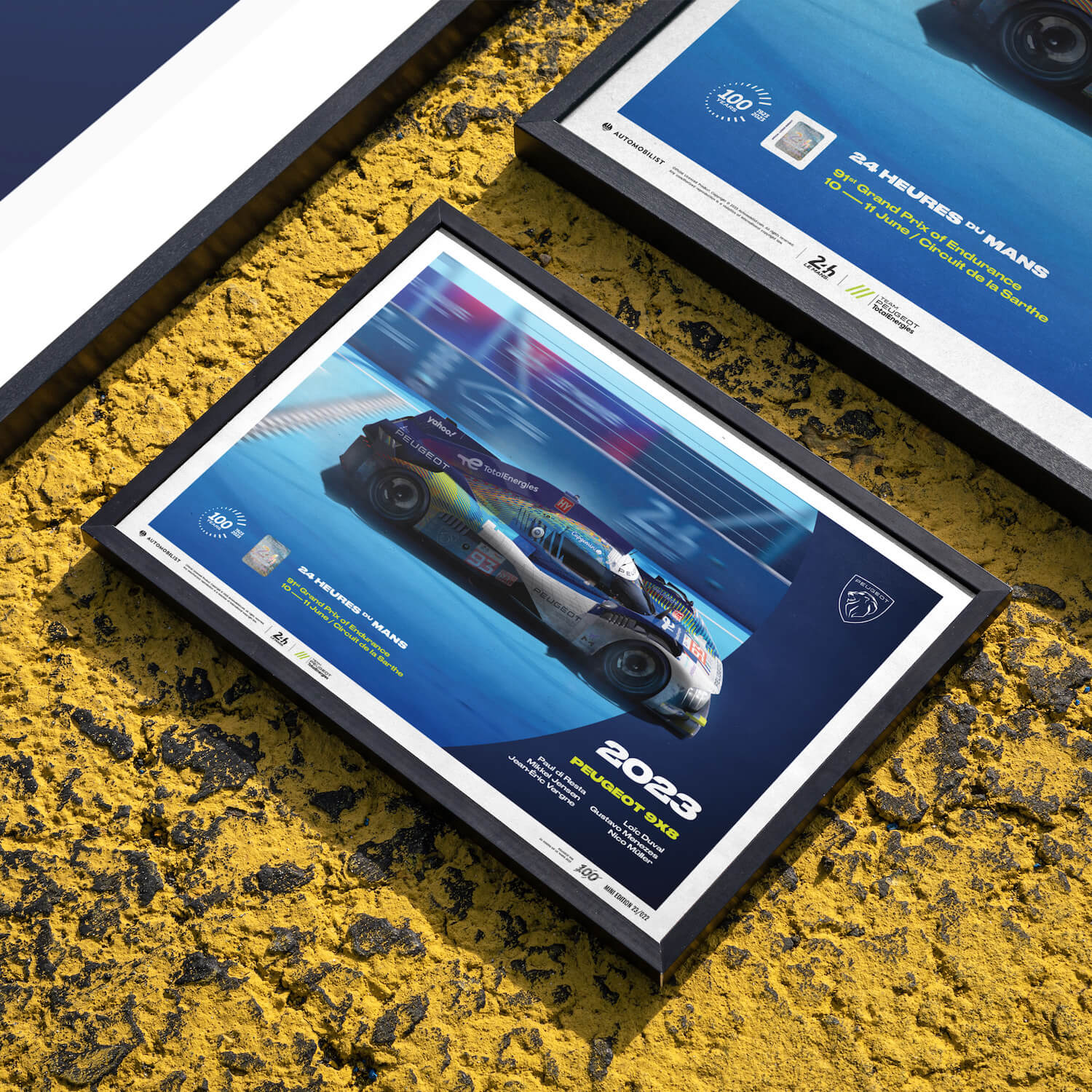 Peugeot 9X8 | 2023 100th Anniversary | 24h Le Mans Poster