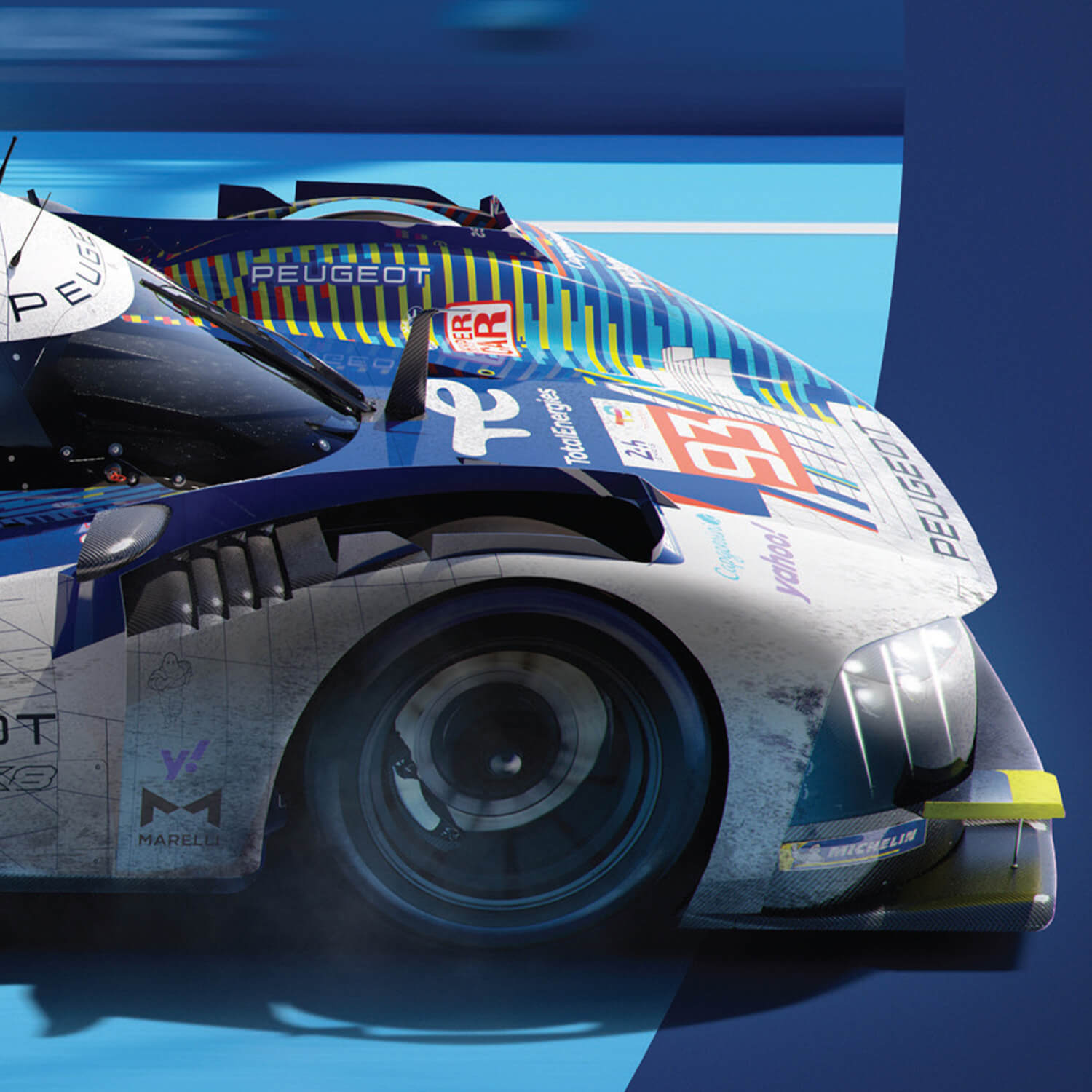 Peugeot 9X8 | 2023 100th Anniversary | 24h Le Mans Poster