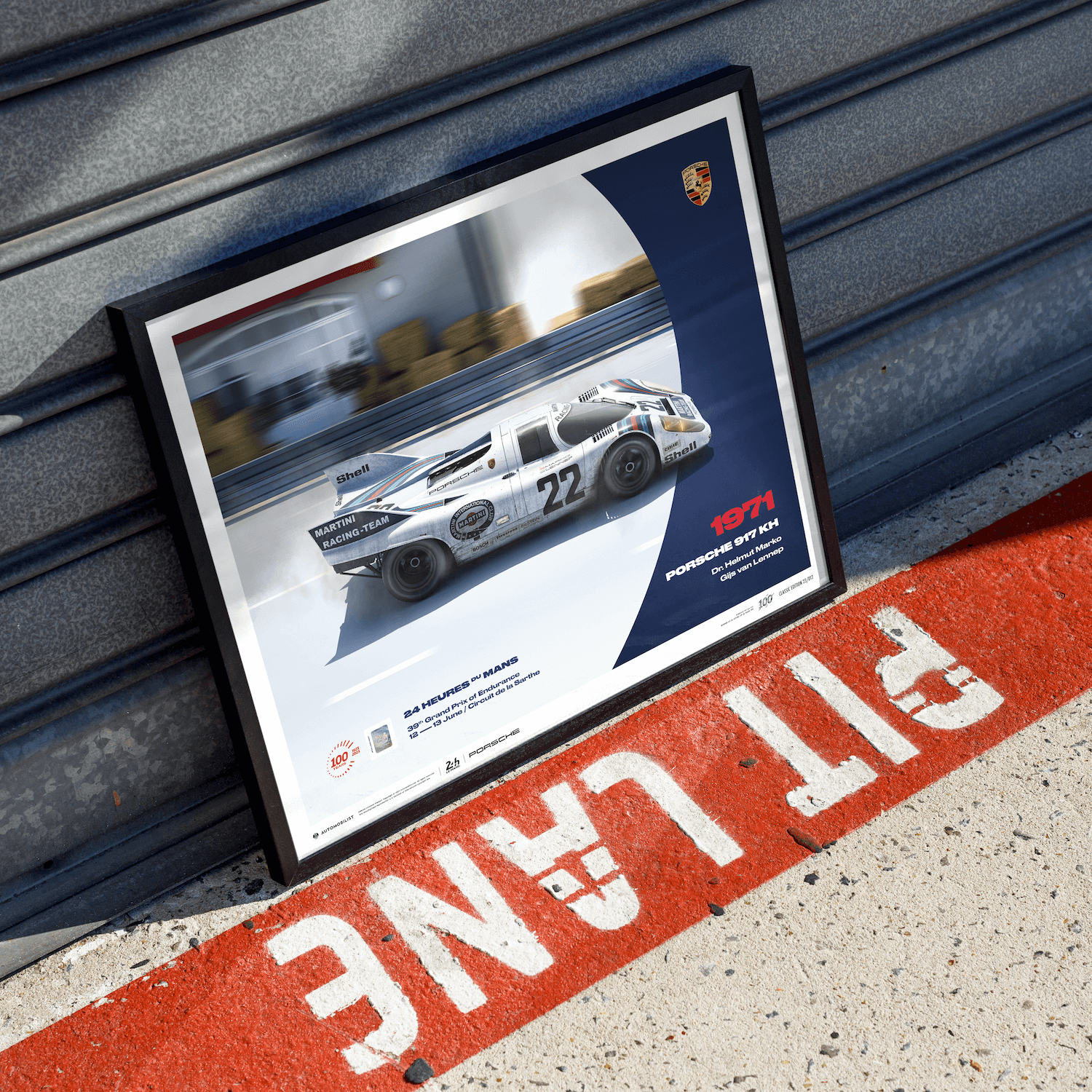 Porsche 917 KH | 1971 100th Anniversary | 24h Le Mans Poster