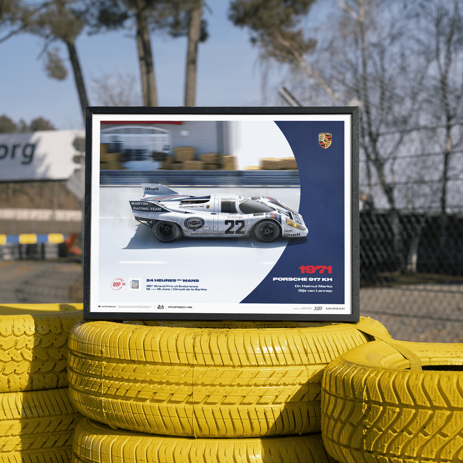 Porsche 917 KH | 1971 100th Anniversary | 24h Le Mans Poster