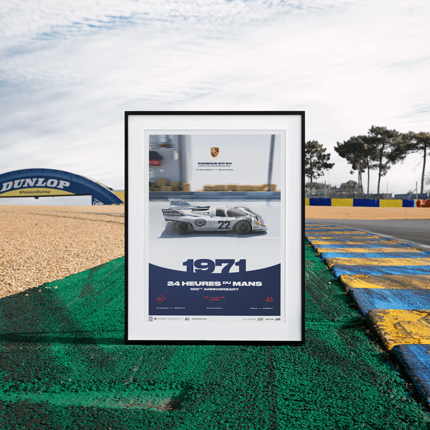 Porsche 917 KH | 1971 100th Anniversary | 24h Le Mans Poster