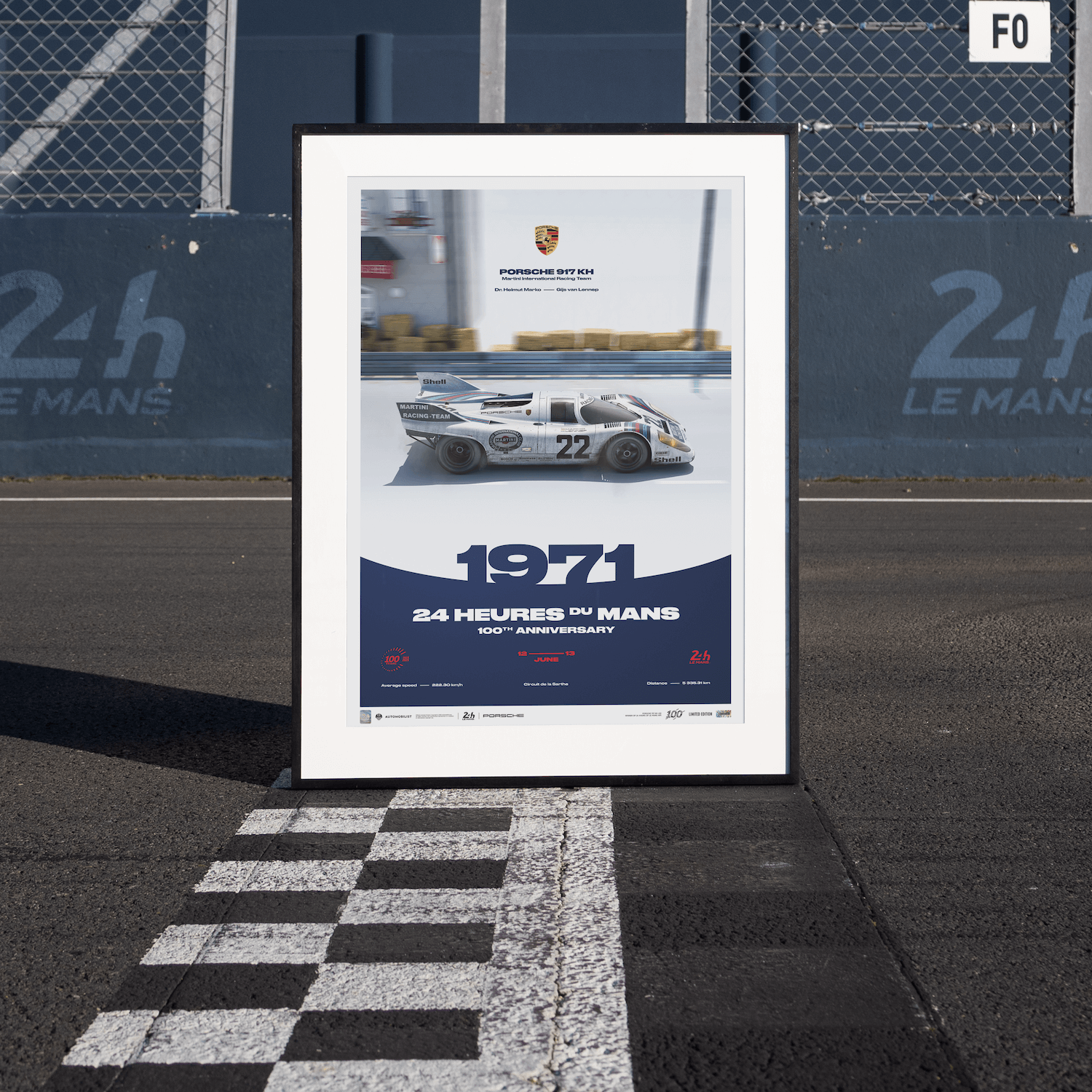 Porsche 917 KH | 1971 100th Anniversary | 24h Le Mans Poster