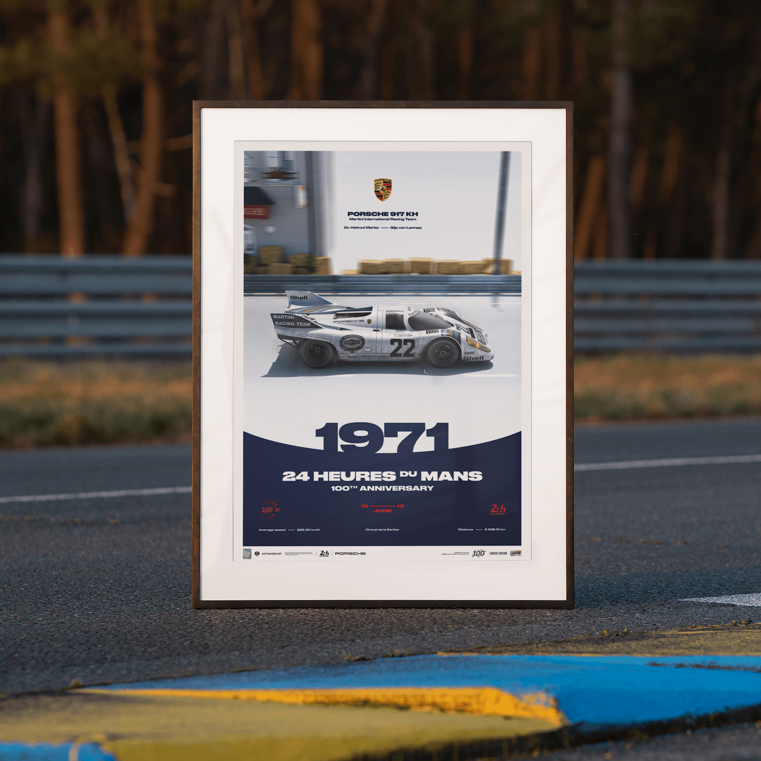 Porsche 917 KH | 1971 100th Anniversary | 24h Le Mans Poster
