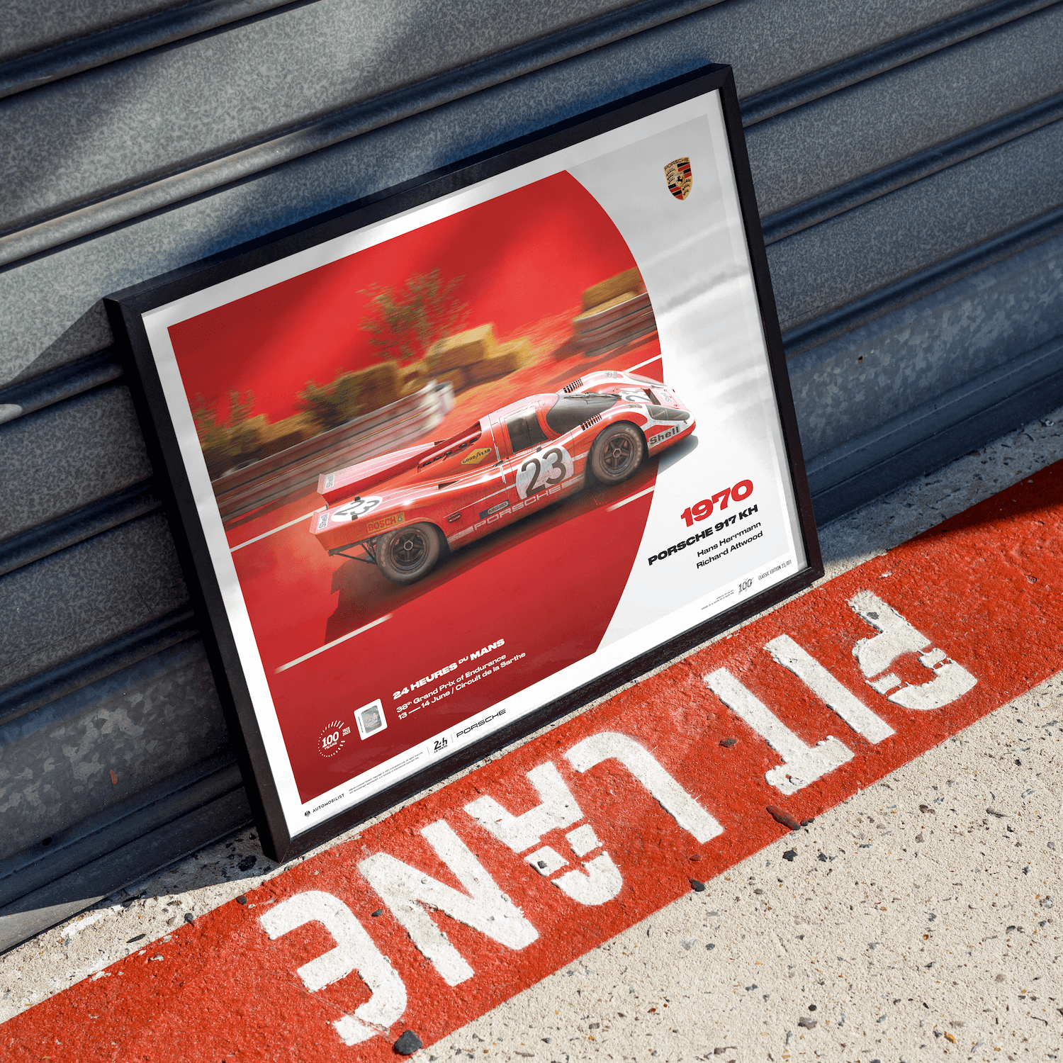 Porsche 917 KH | 1970 100th Anniversary | 24h Le Mans Poster