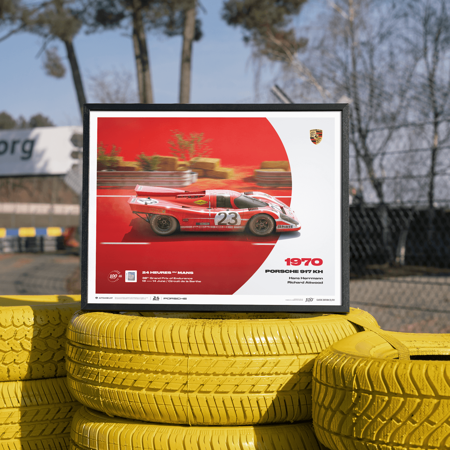 Porsche 917 KH | 1970 100th Anniversary | 24h Le Mans Poster