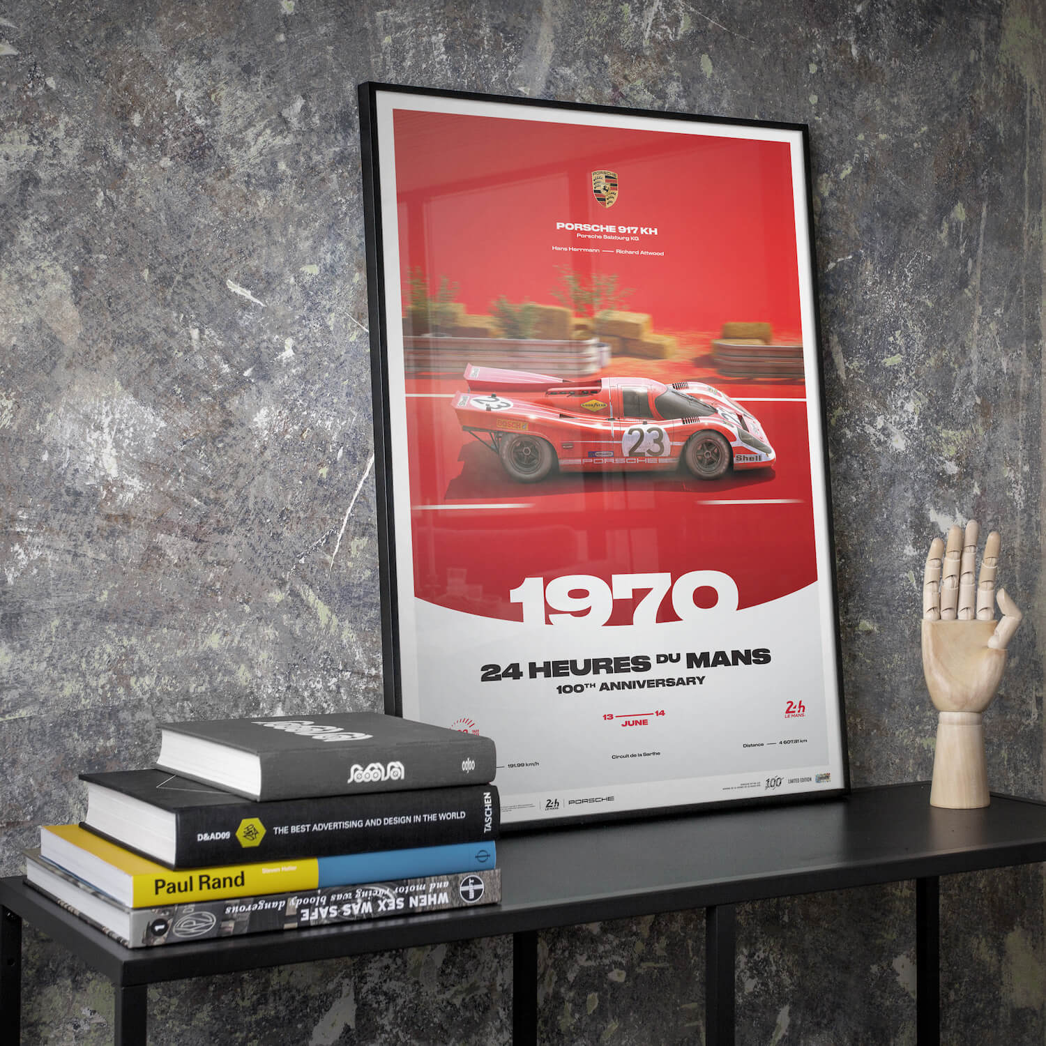 Porsche 917 KH | 1970 100th Anniversary | 24h Le Mans Poster
