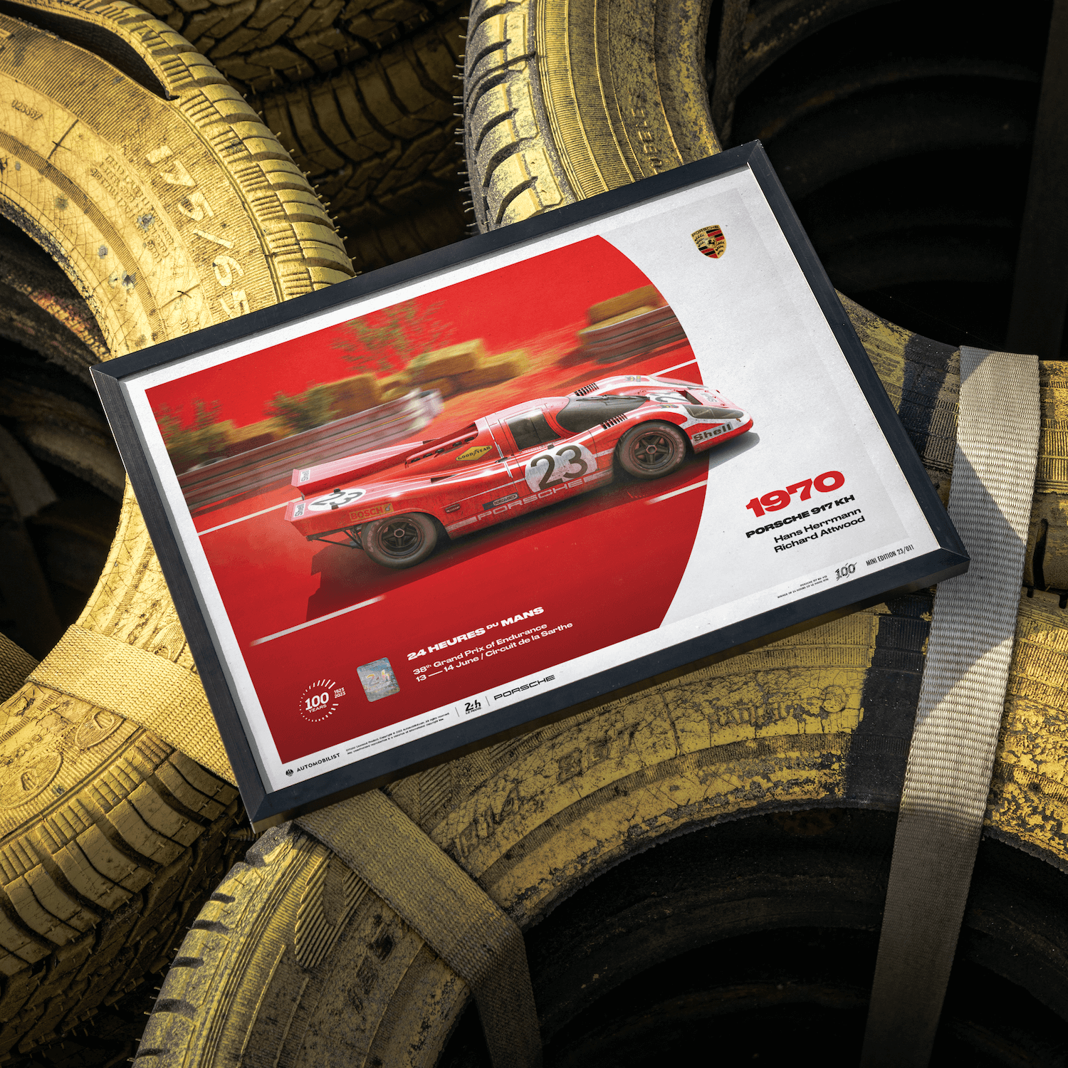 Porsche 917 KH | 1970 100th Anniversary | 24h Le Mans Poster