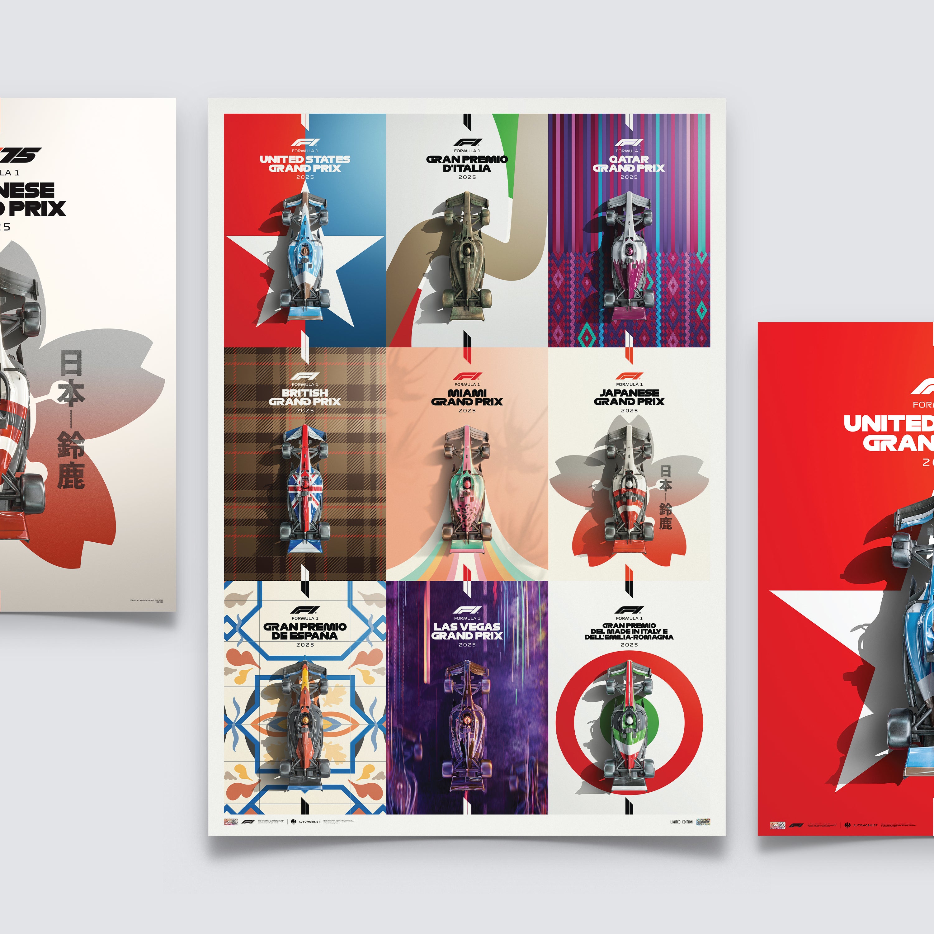 Formula 1® 75th Anniversary | The Year at a Glance | Official Poster