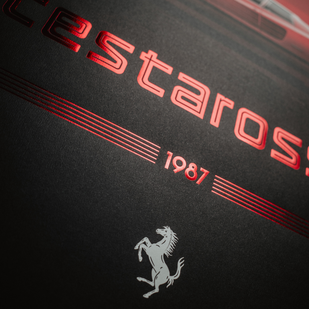 Ferrari Testarossa 1987 | Icon of Audacity | Official Poster