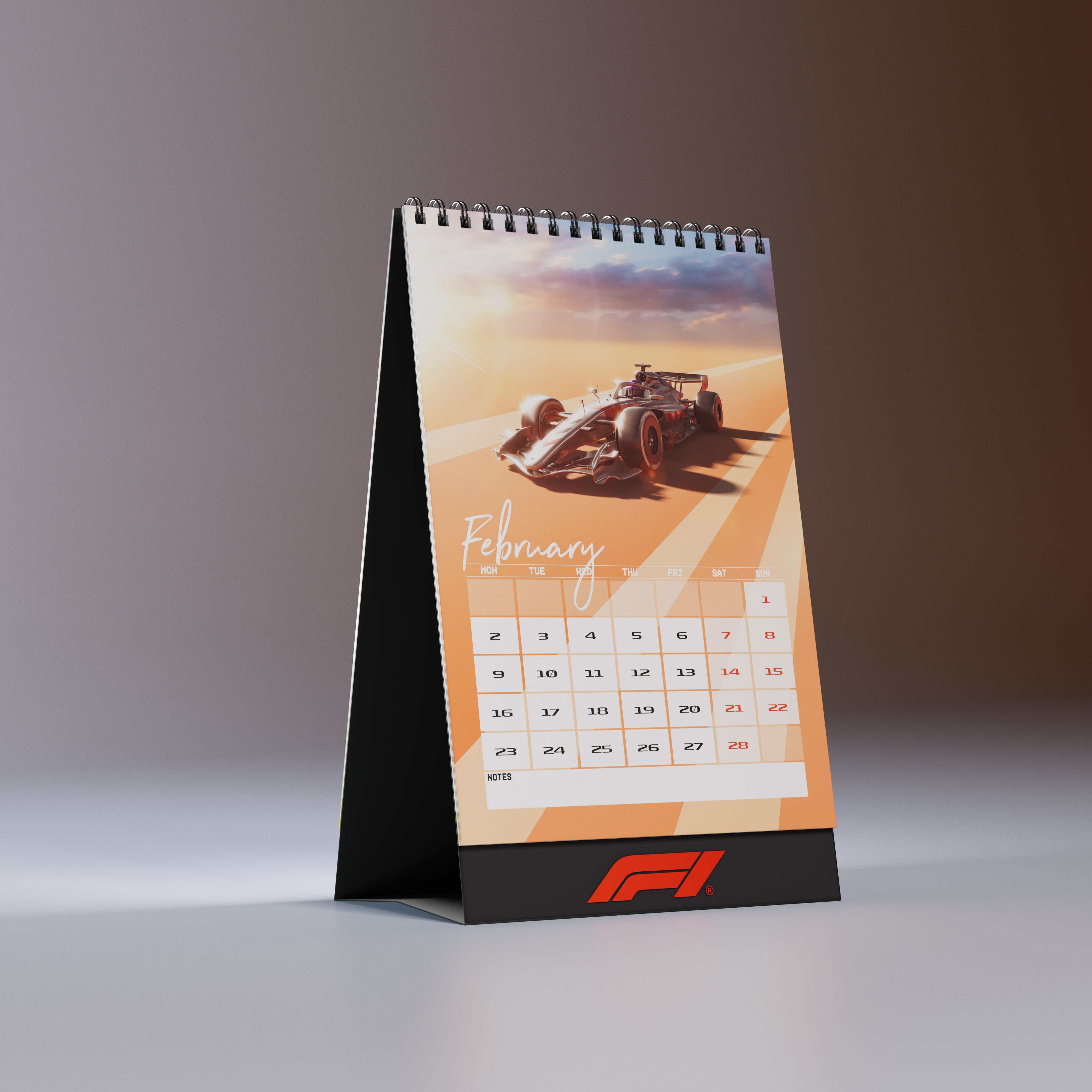 Formula 1® - Official Table Calendar - 2026