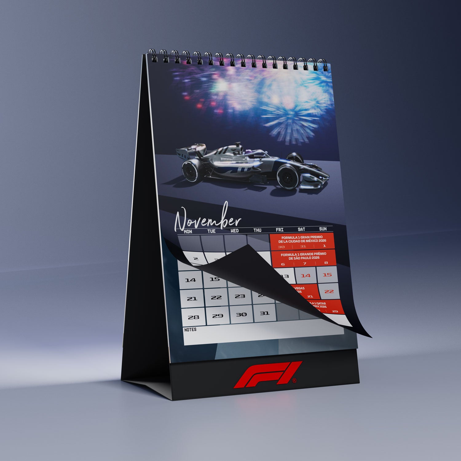 Formula 1® - Official Table Calendar - 2026