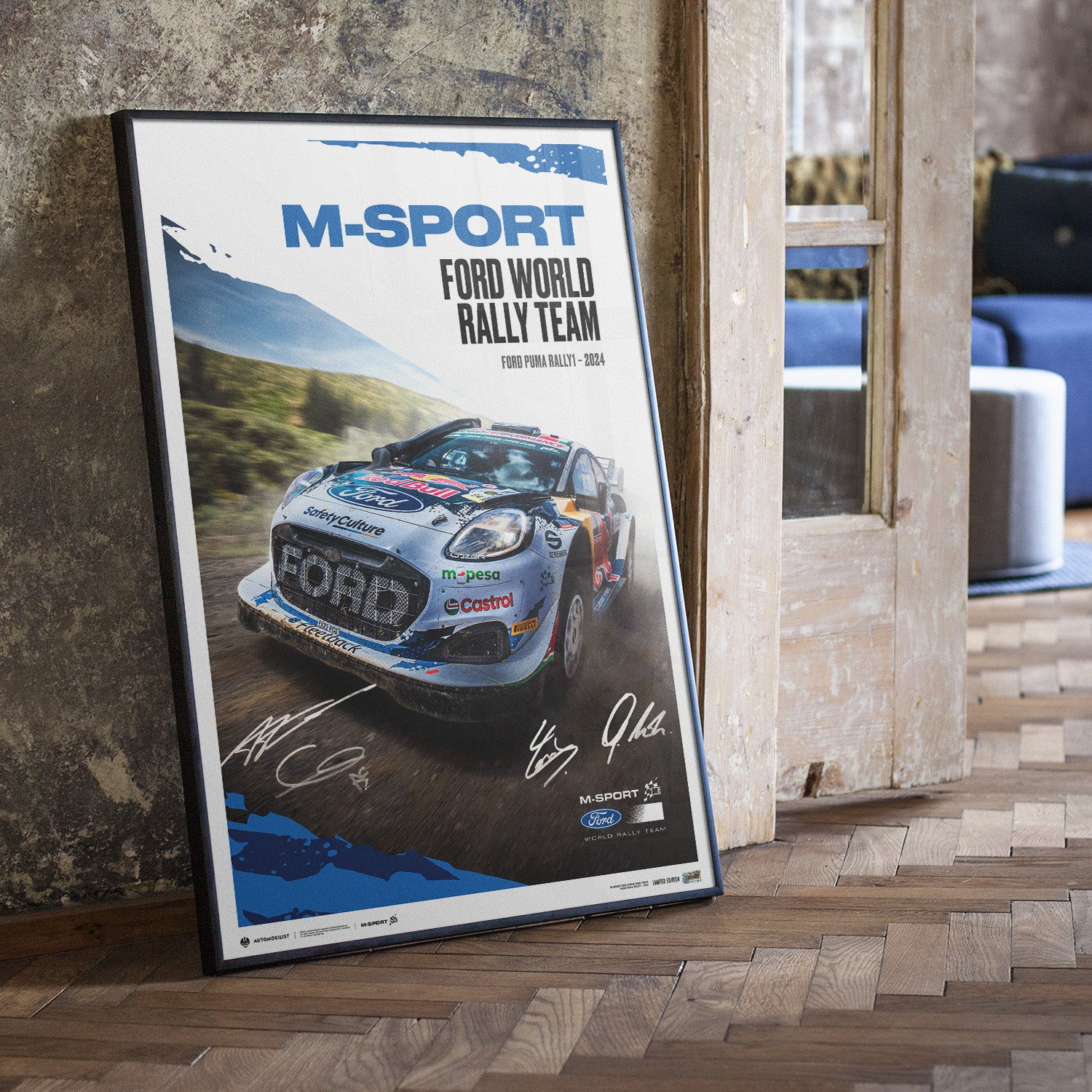 M-Sport Ford - 2024 | Limited | Signed by Fourmaux, Coria, Munster & Louka