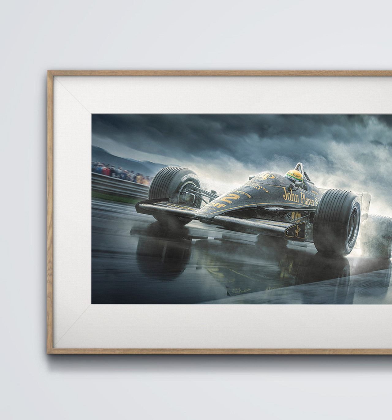 Where It All Began | 1985 Ayrton Senna Lotus 97T Estoril | Lotus Fine Art Print