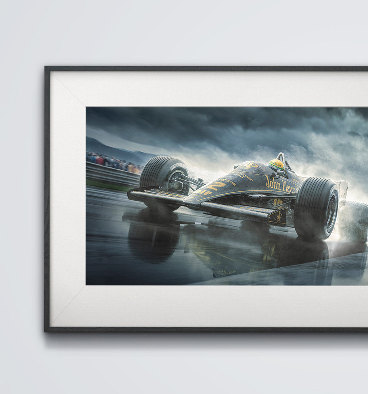Where It All Began | 1985 Ayrton Senna Lotus 97T Estoril | Lotus Fine Art Print