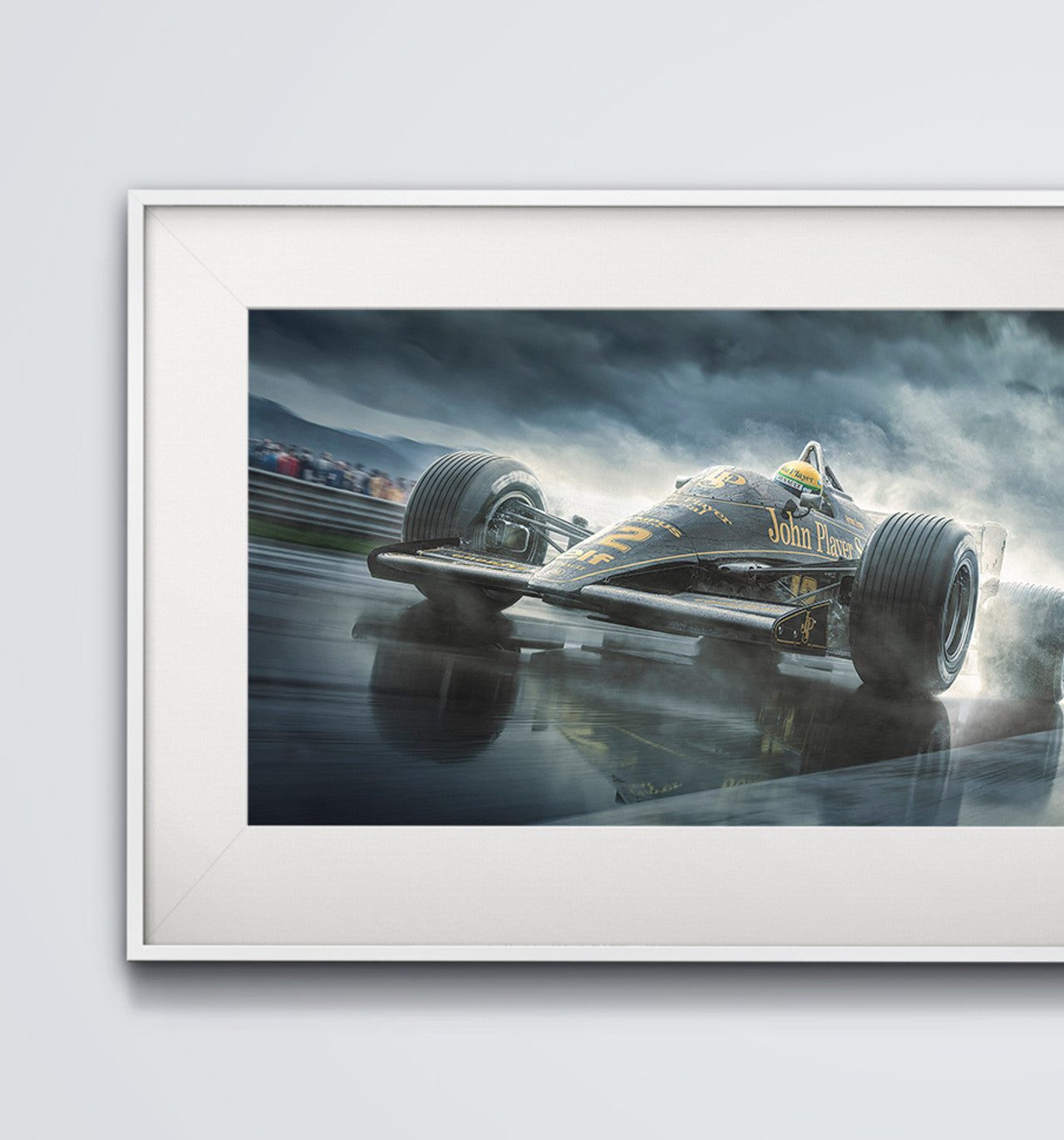 Where It All Began | 1985 Ayrton Senna Lotus 97T Estoril | Lotus Fine Art Print