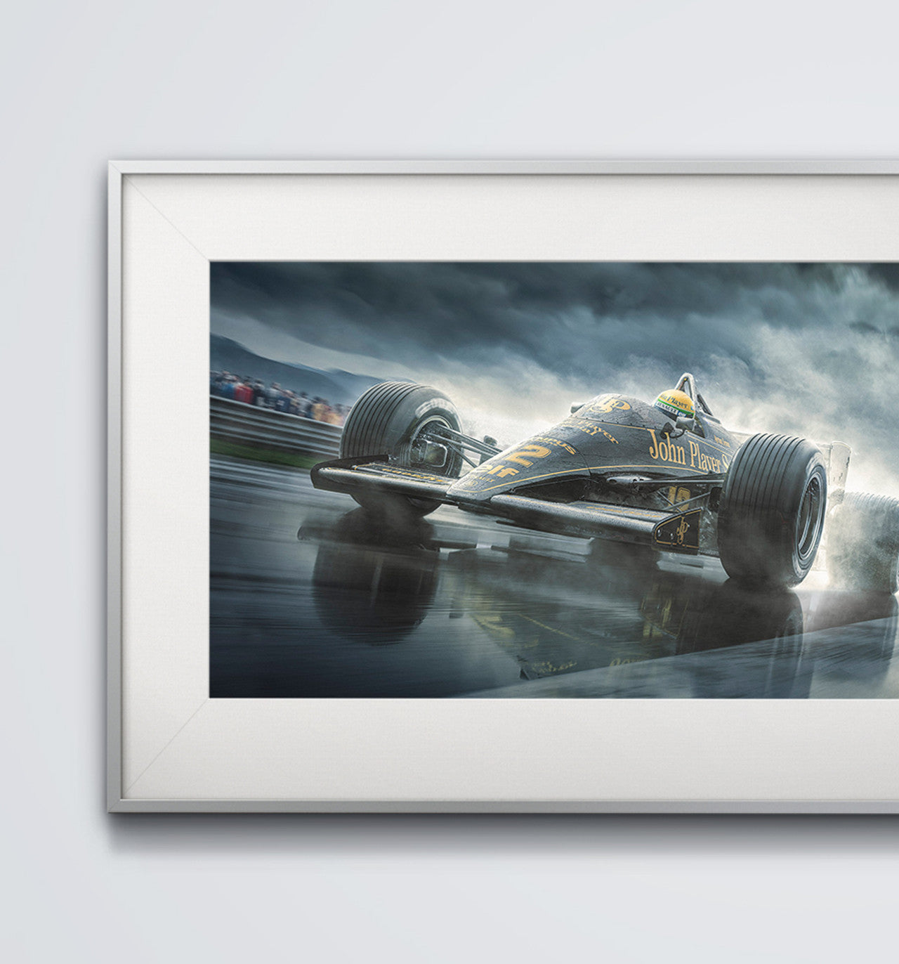 Where It All Began | 1985 Ayrton Senna Lotus 97T Estoril | Lotus Fine Art Print