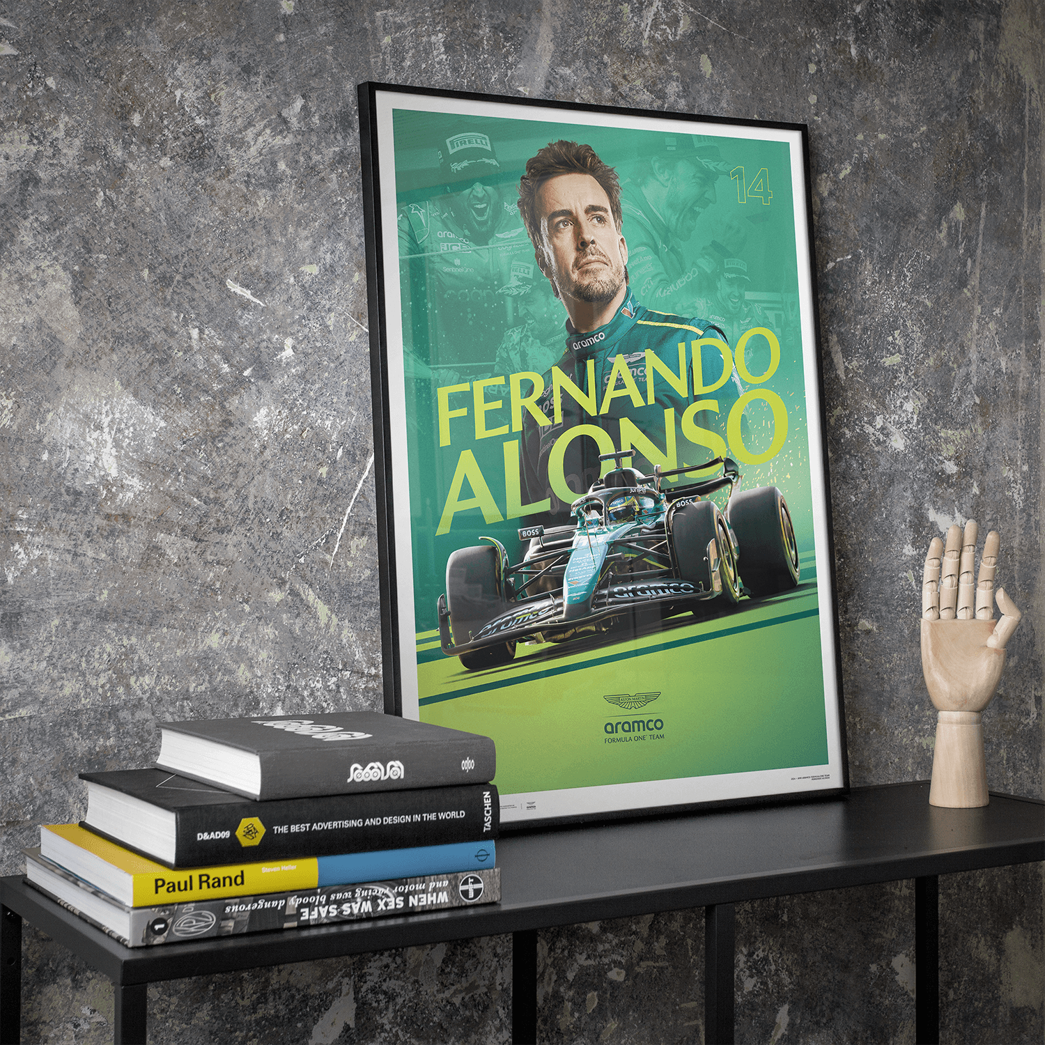 Fernando Alonso | 2024 Aston Martin Aramco Formula One® Team | Official Event Poster