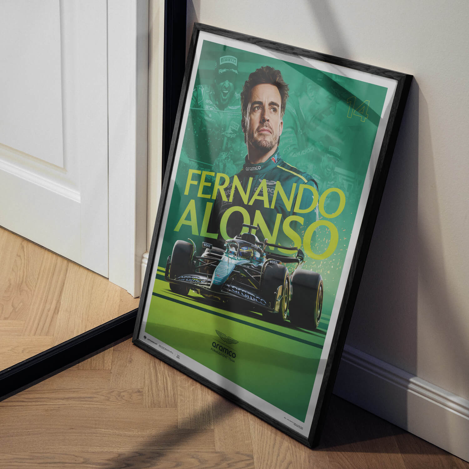 Fernando Alonso | 2024 Aston Martin Aramco Formula One® Team | Official Event Poster