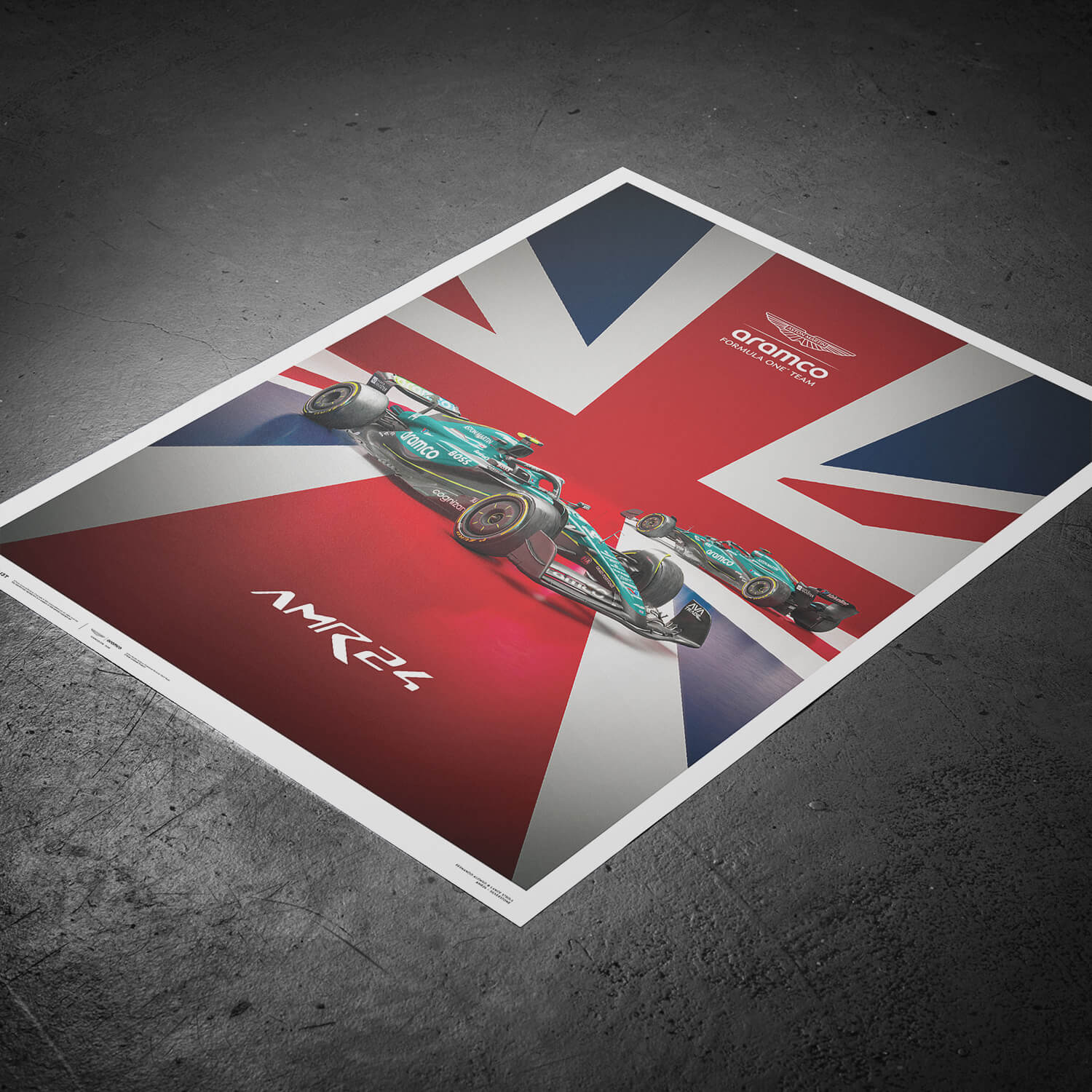 Aston Martin Aramco Formula One® Team | 2024 British Grand Prix | Official Event Poster
