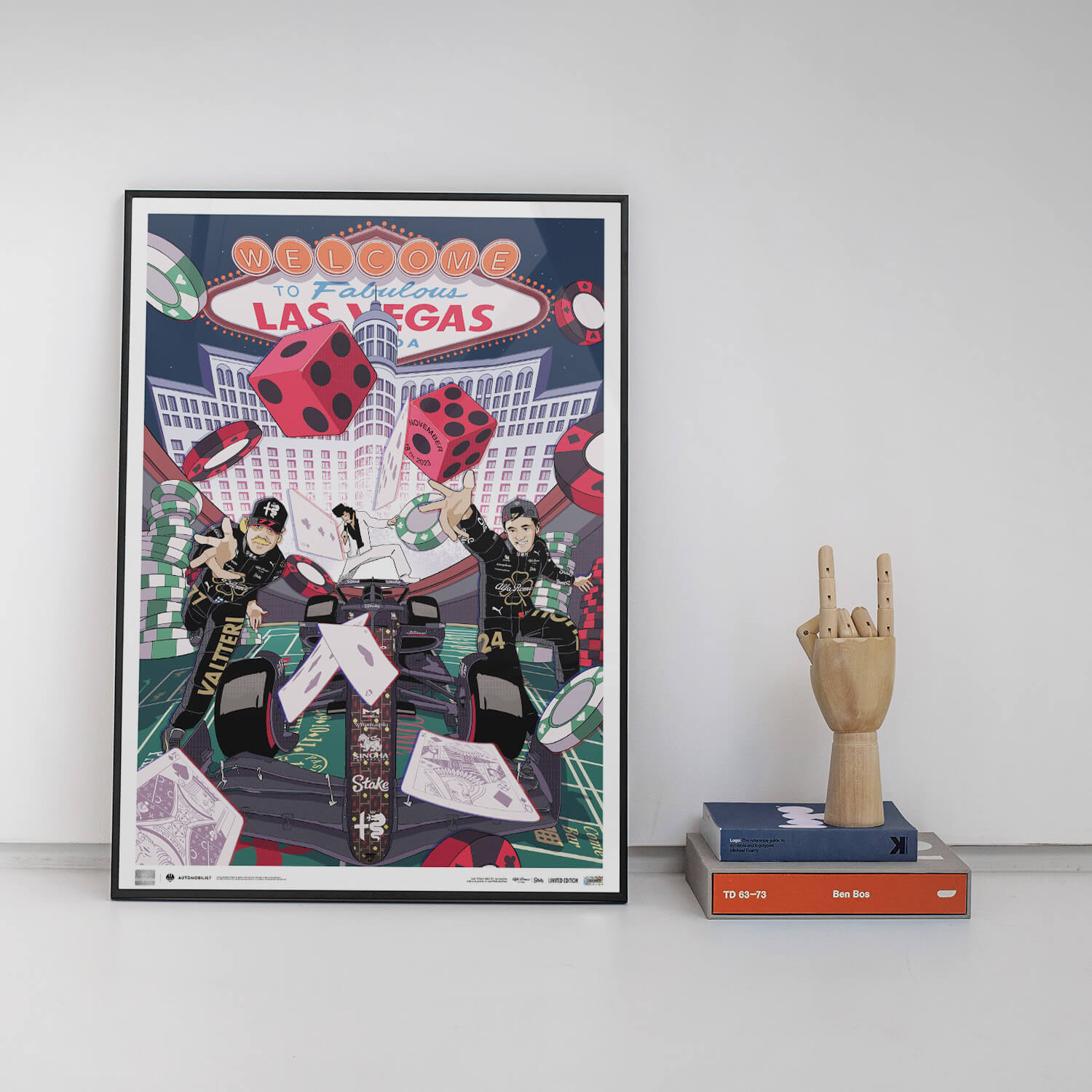 Alfa Romeo F1 Team Stake | 2023 Las Vegas Grand Prix | Official Event Poster