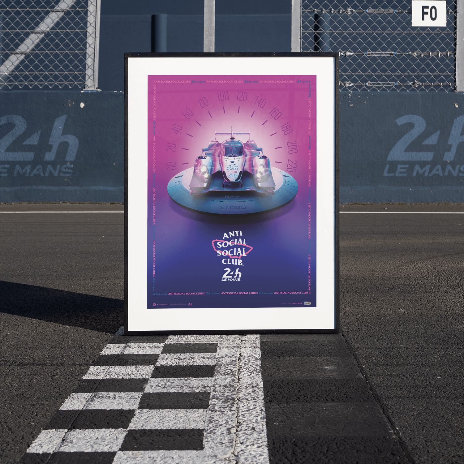 Ligier JS P2 | 2024 Anti Social Social Club | 24h Le Mans Poster