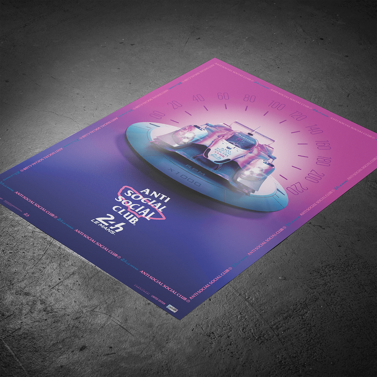 Ligier JS P2 | 2024 Anti Social Social Club | 24h Le Mans Poster