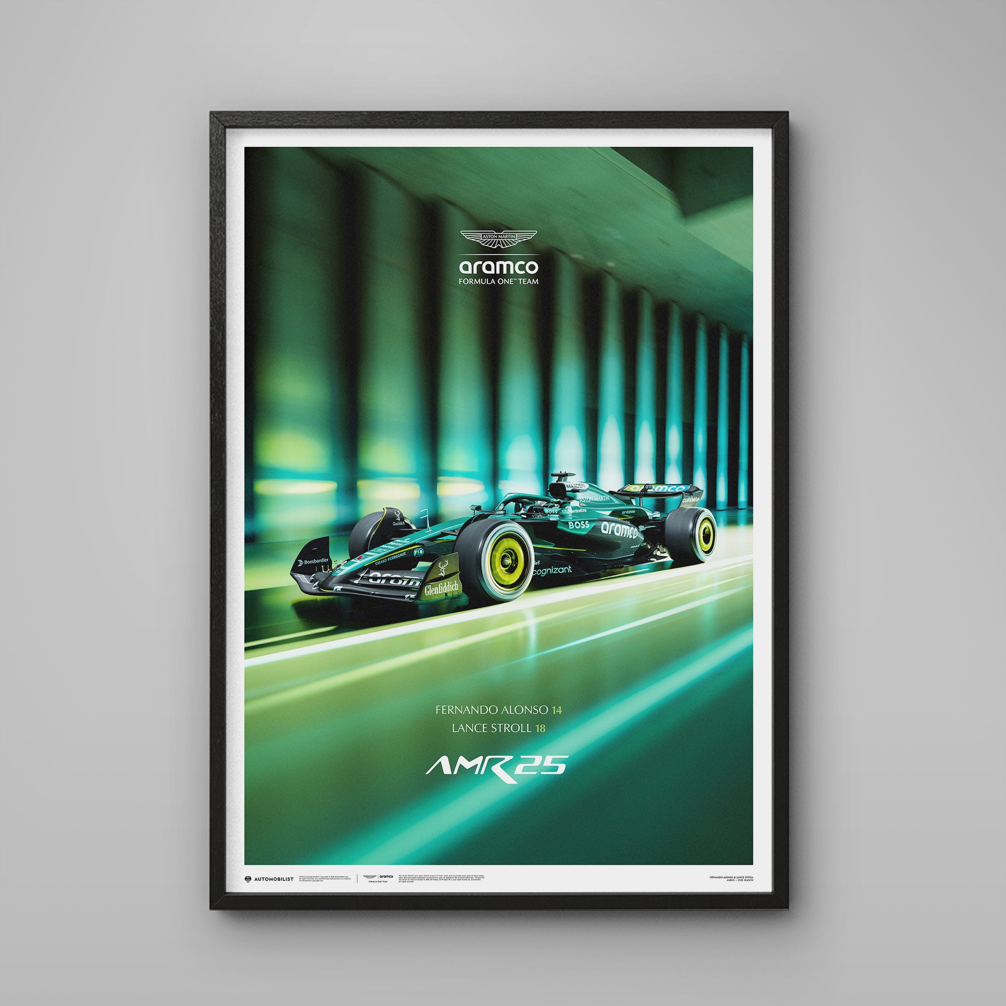 Aston Martin Aramco F1™ Team | AMR25 2025 | Poster