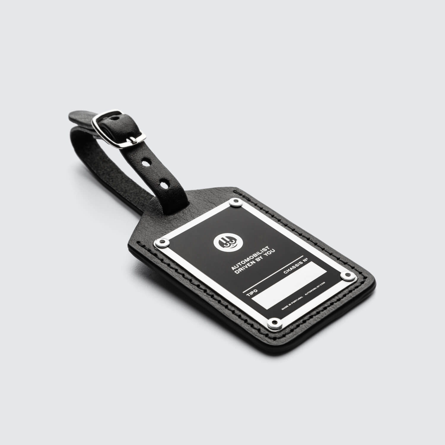 Étiquette en cuir - Automobilist - Noir