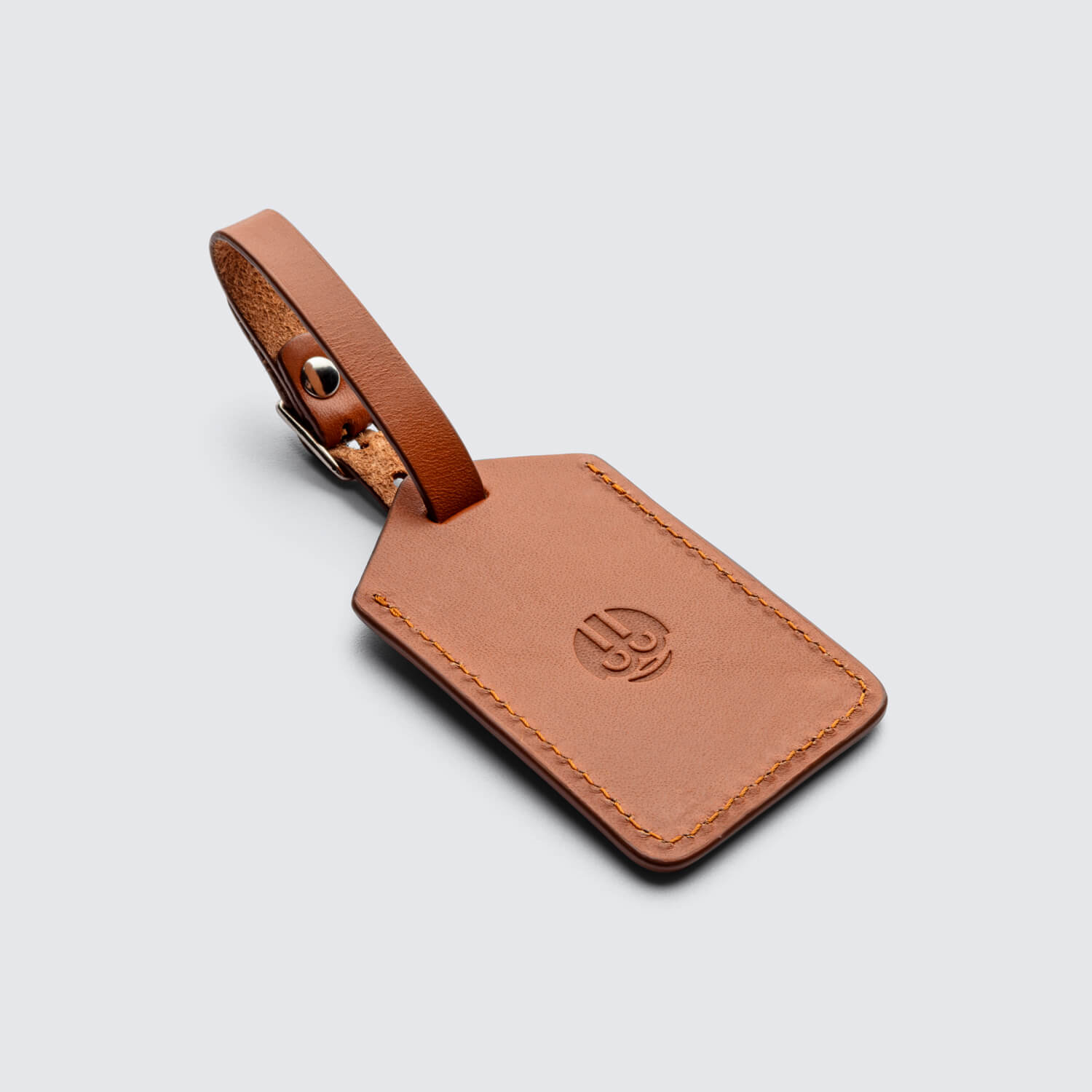 Leather Tag - Automobilist - Cognac