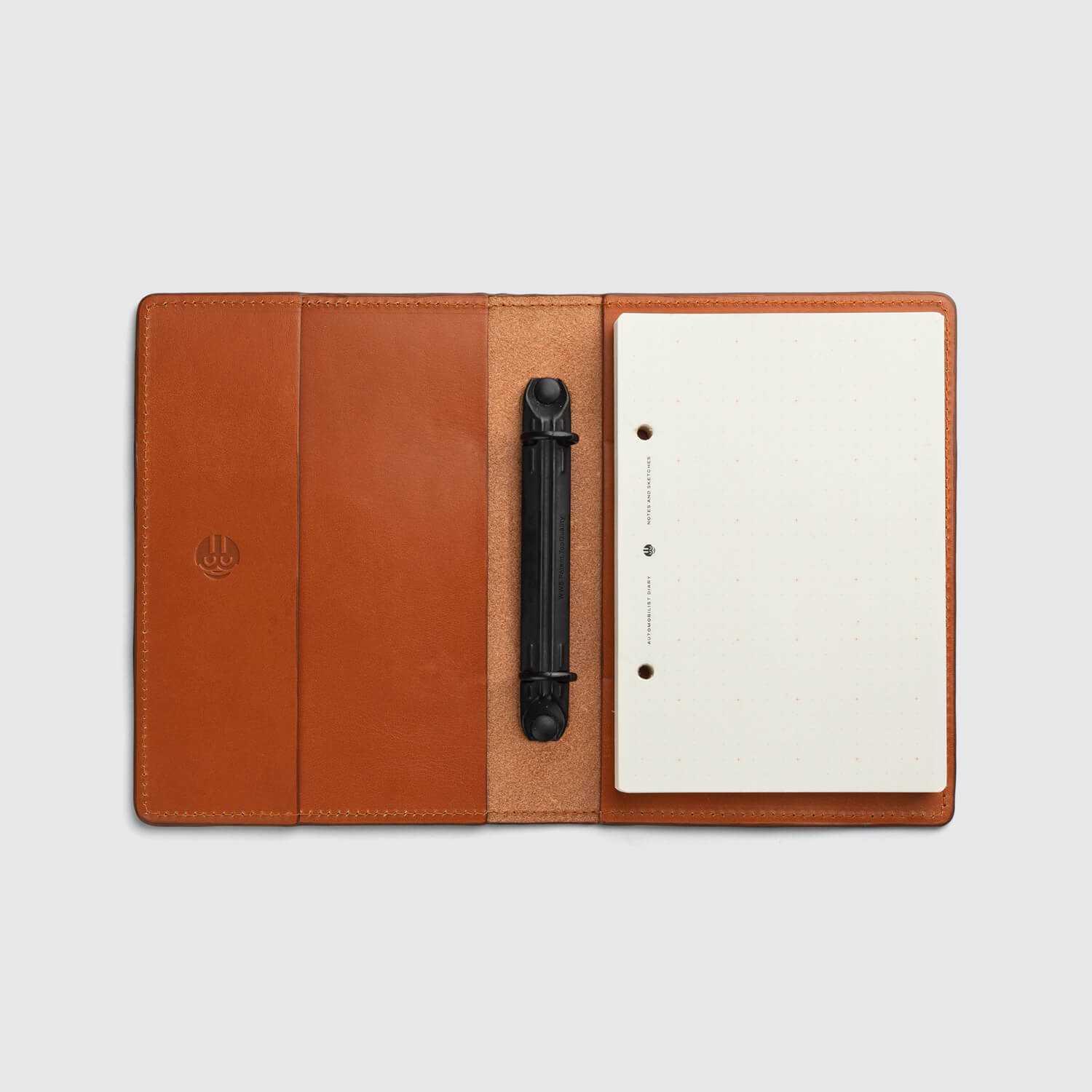 Leather Notebook - Automobilist - Cognac