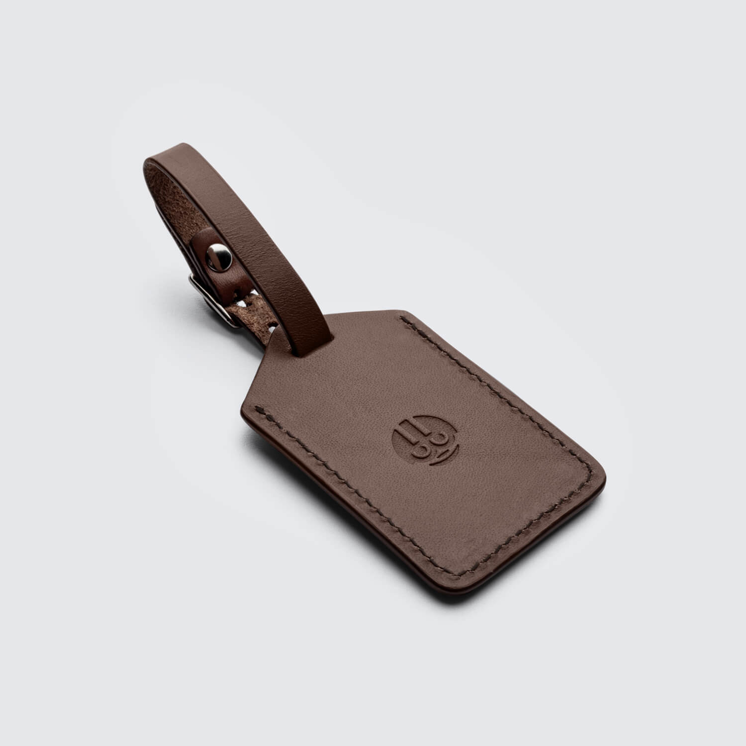 Leather Tag - Automobilist - Brown