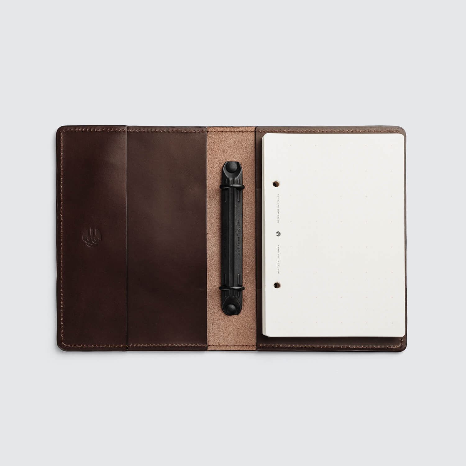 Leather Notebook - Automobilist - Brown