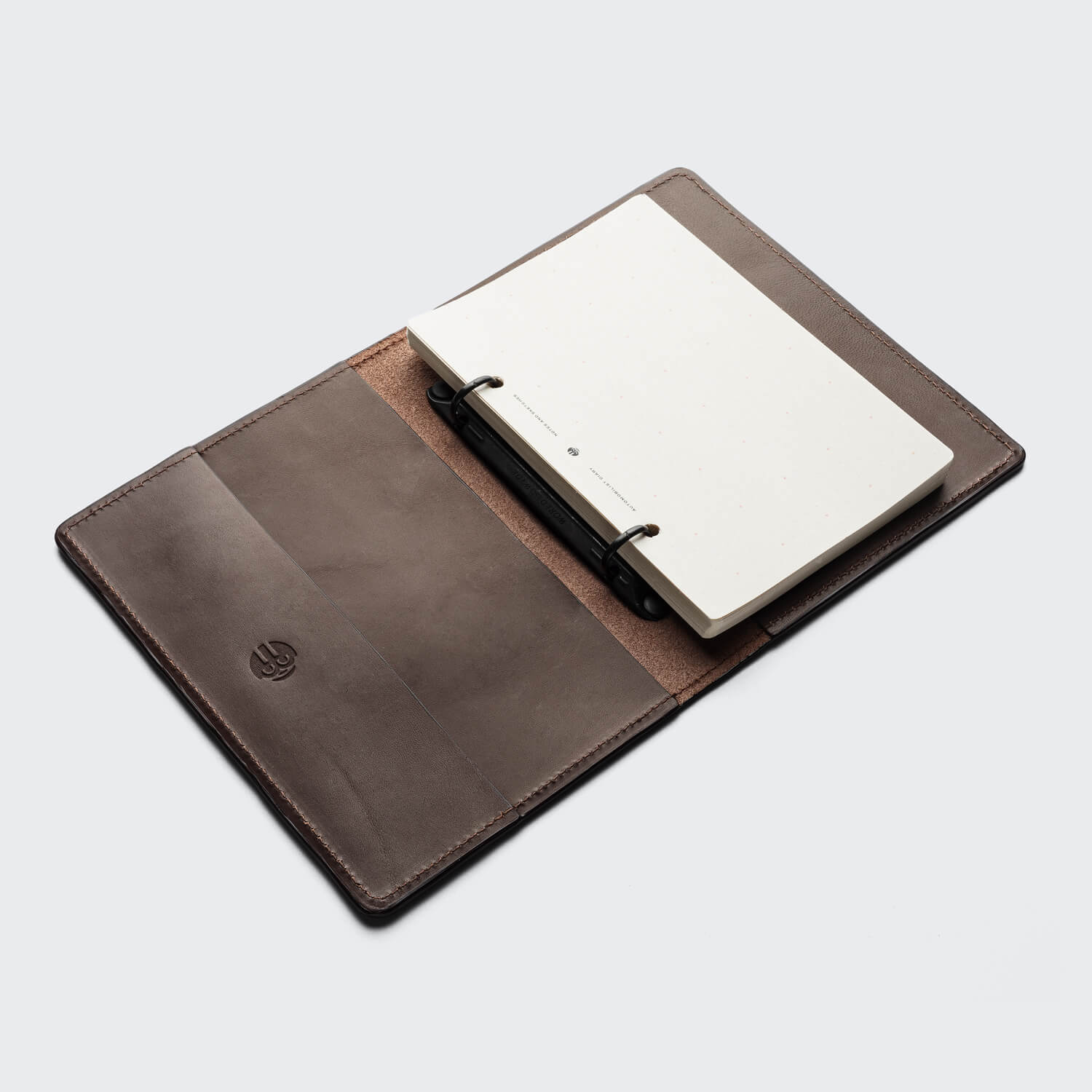 Leather Notebook - Automobilist - Brown