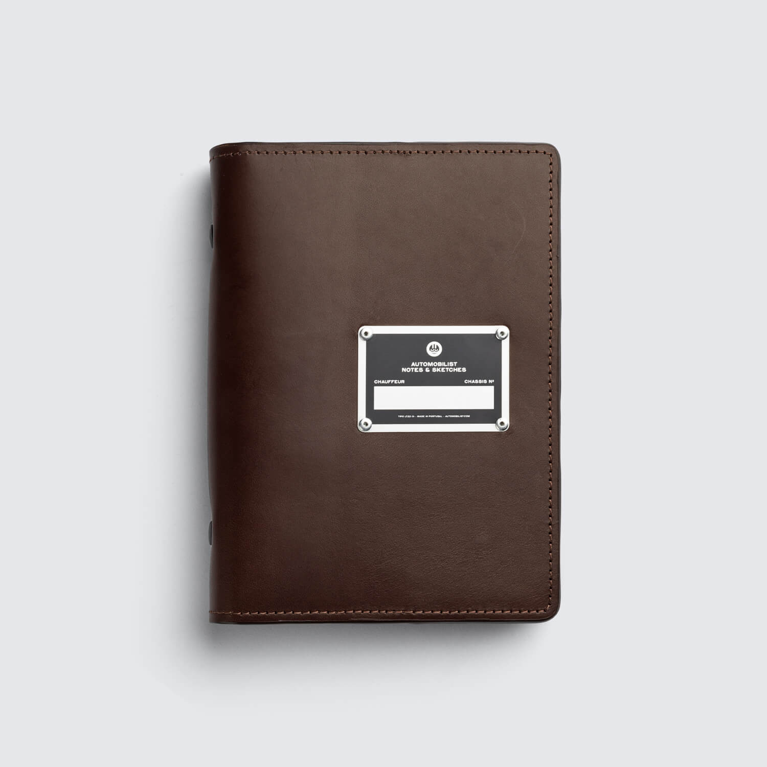 Leather Notebook - Automobilist - Brown