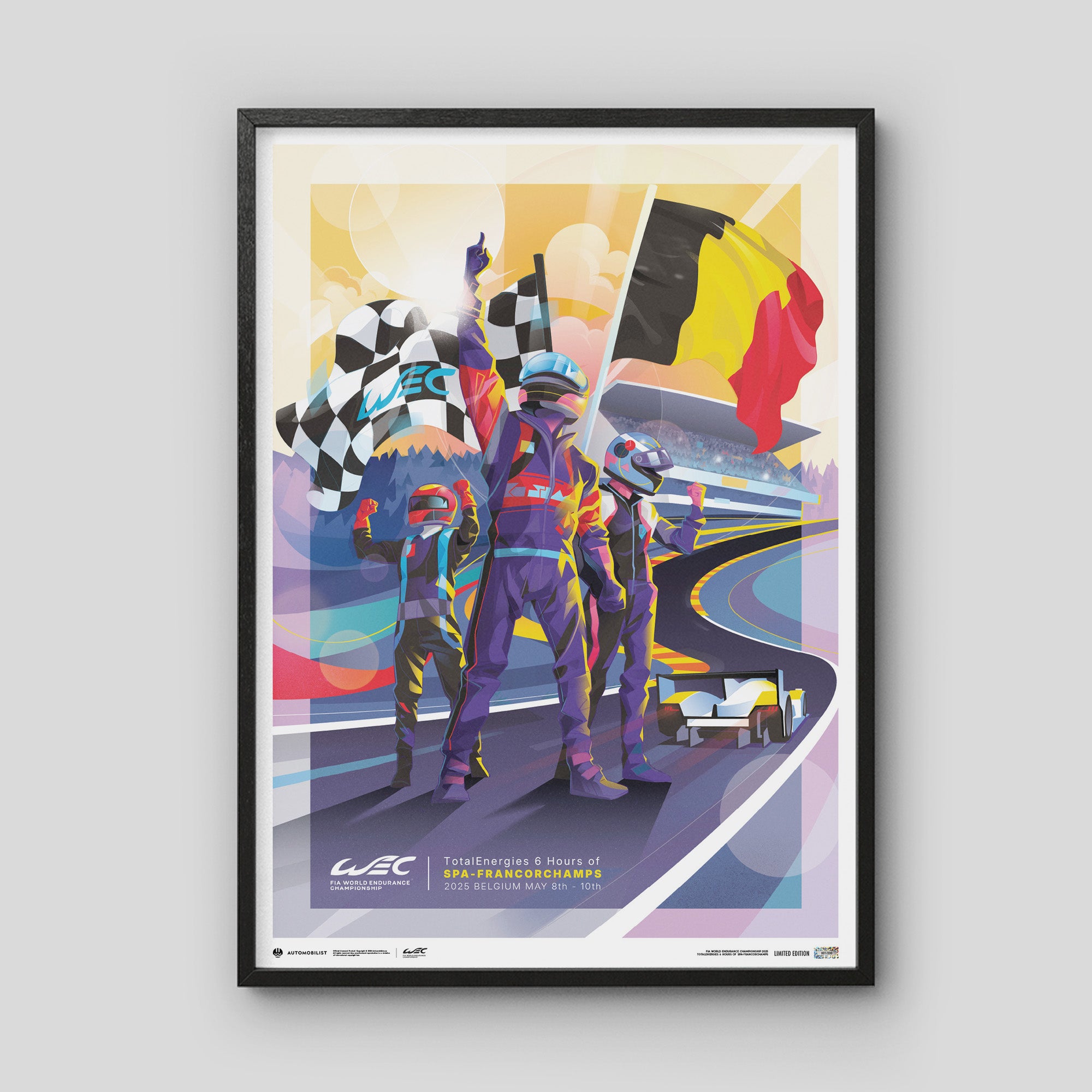 FIA WEC 2025 | 6 Hours of Spa-Francorchamps | Official Event Poster