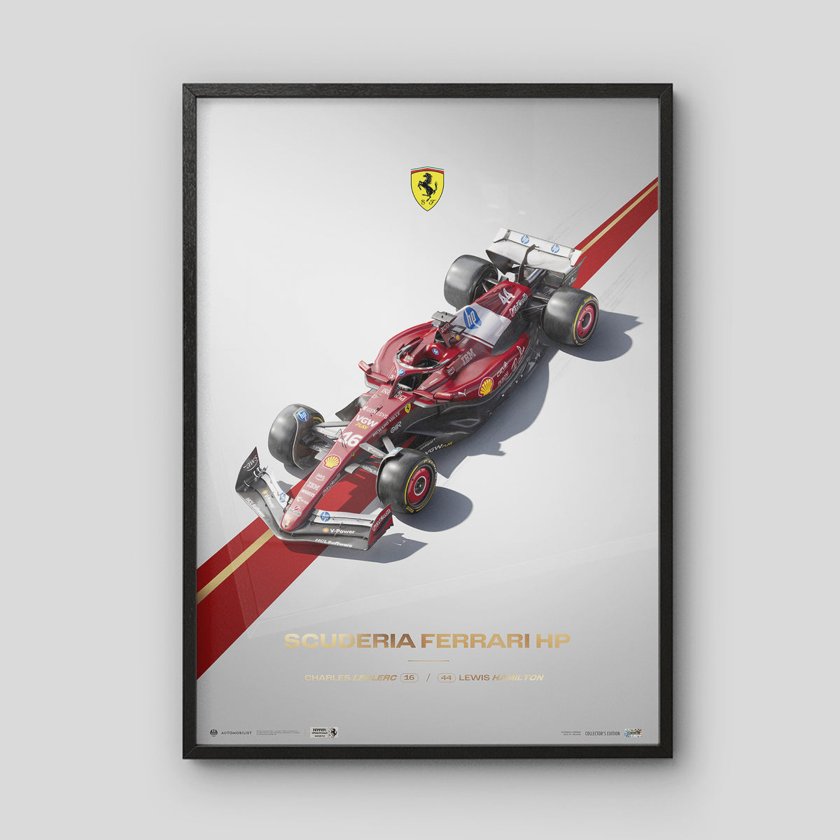 Ferrari SF-25 – Scuderia Ferrari HP F1™ Team | Collector’s Edition | Framed